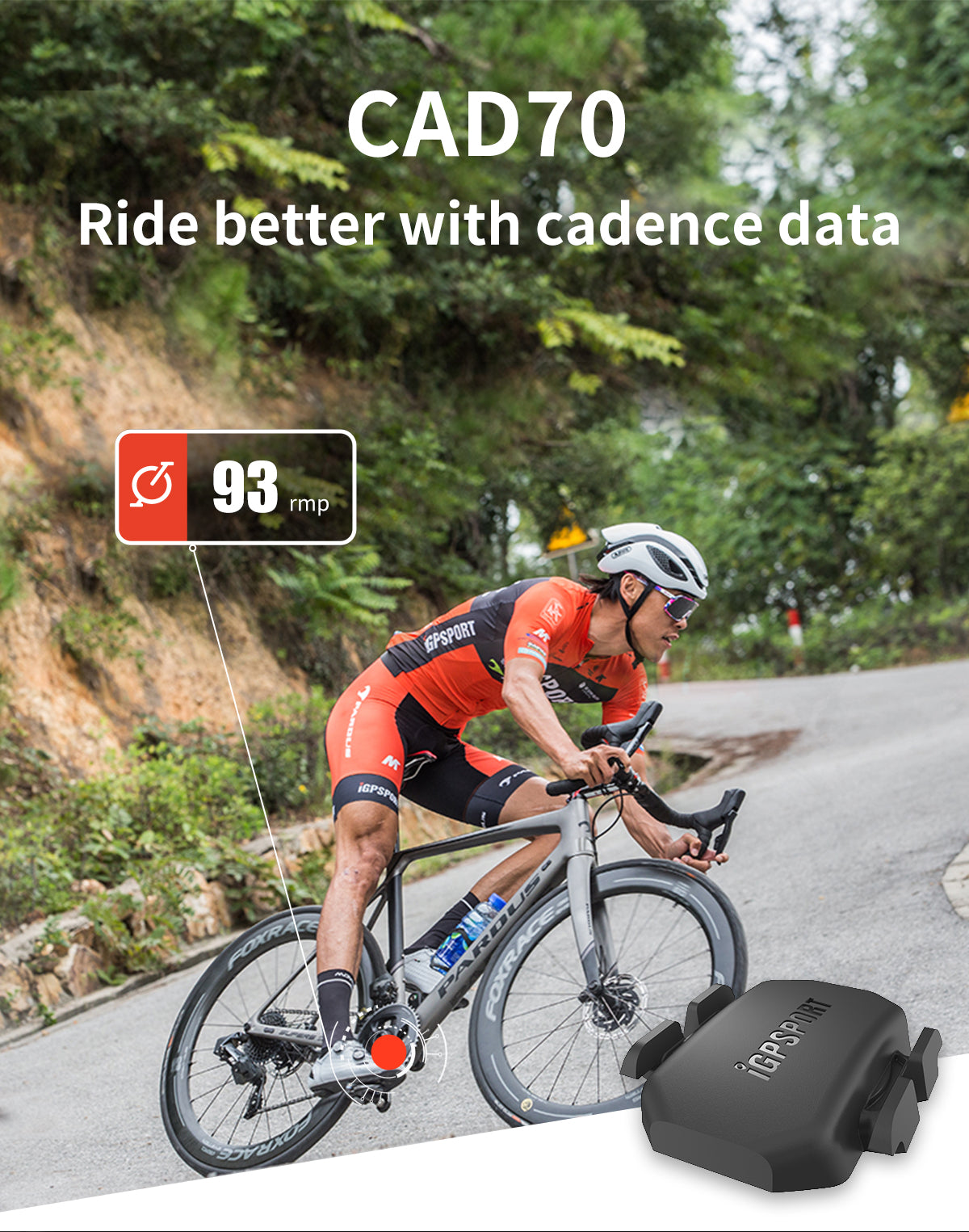 Sensor de Cadencia iGPSPORT CAD70