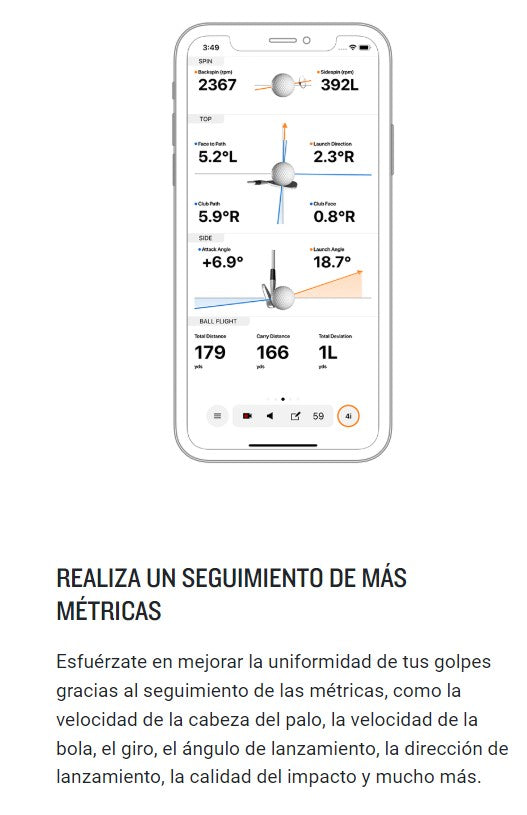 Monitor Garmin Approach R10 Golf Launch