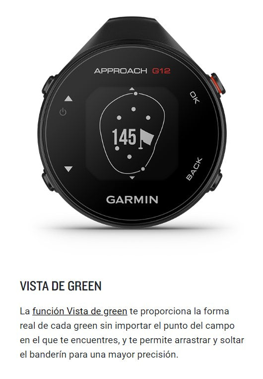 Telémetro para Golf GPS Garmin Approach G12