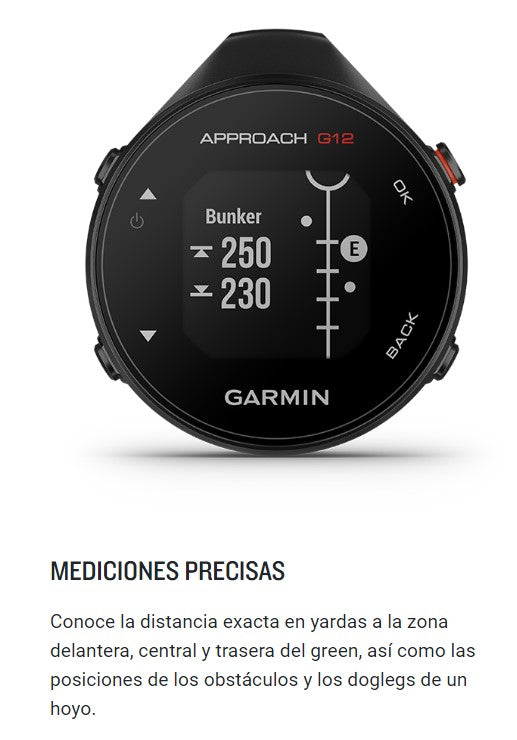 Telémetro para Golf GPS Garmin Approach G12