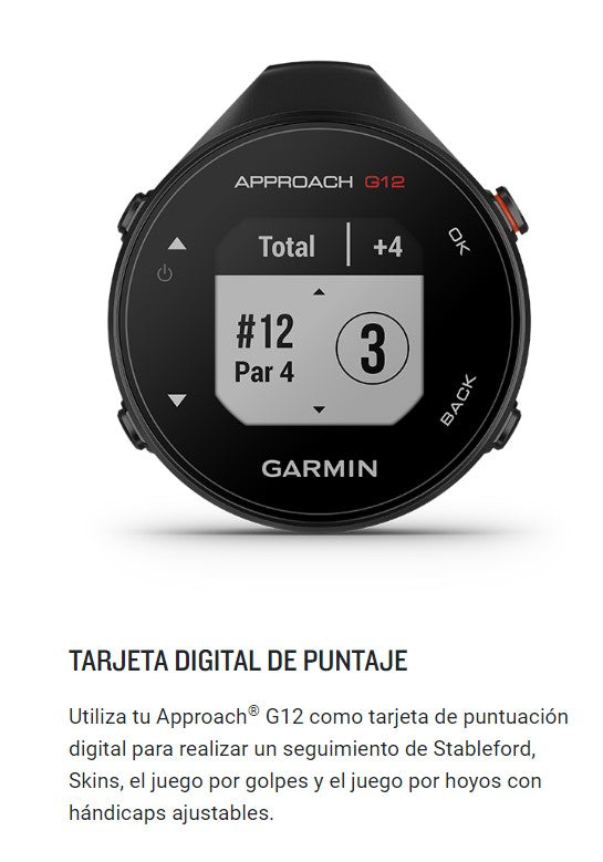 Telémetro para Golf GPS Garmin Approach G12