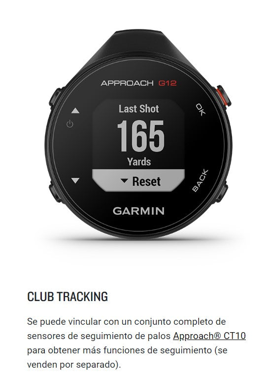 Telémetro para Golf GPS Garmin Approach G12