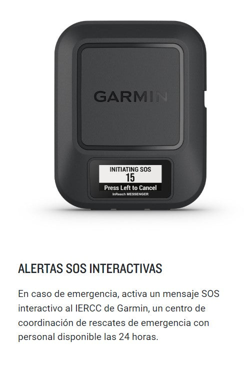 Comunicador Satelital Garmin inReach Messenger GPS
