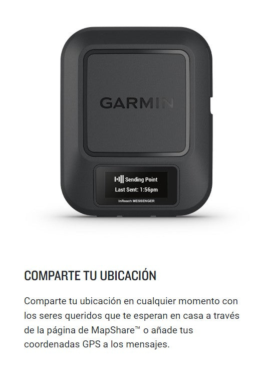Comunicador Satelital Garmin inReach Messenger GPS