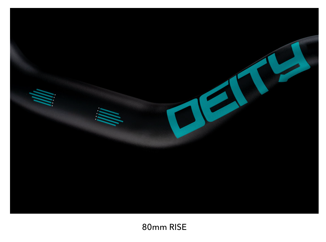 Manubrio DEITY Highside OS-35 80mm Rise Stealth