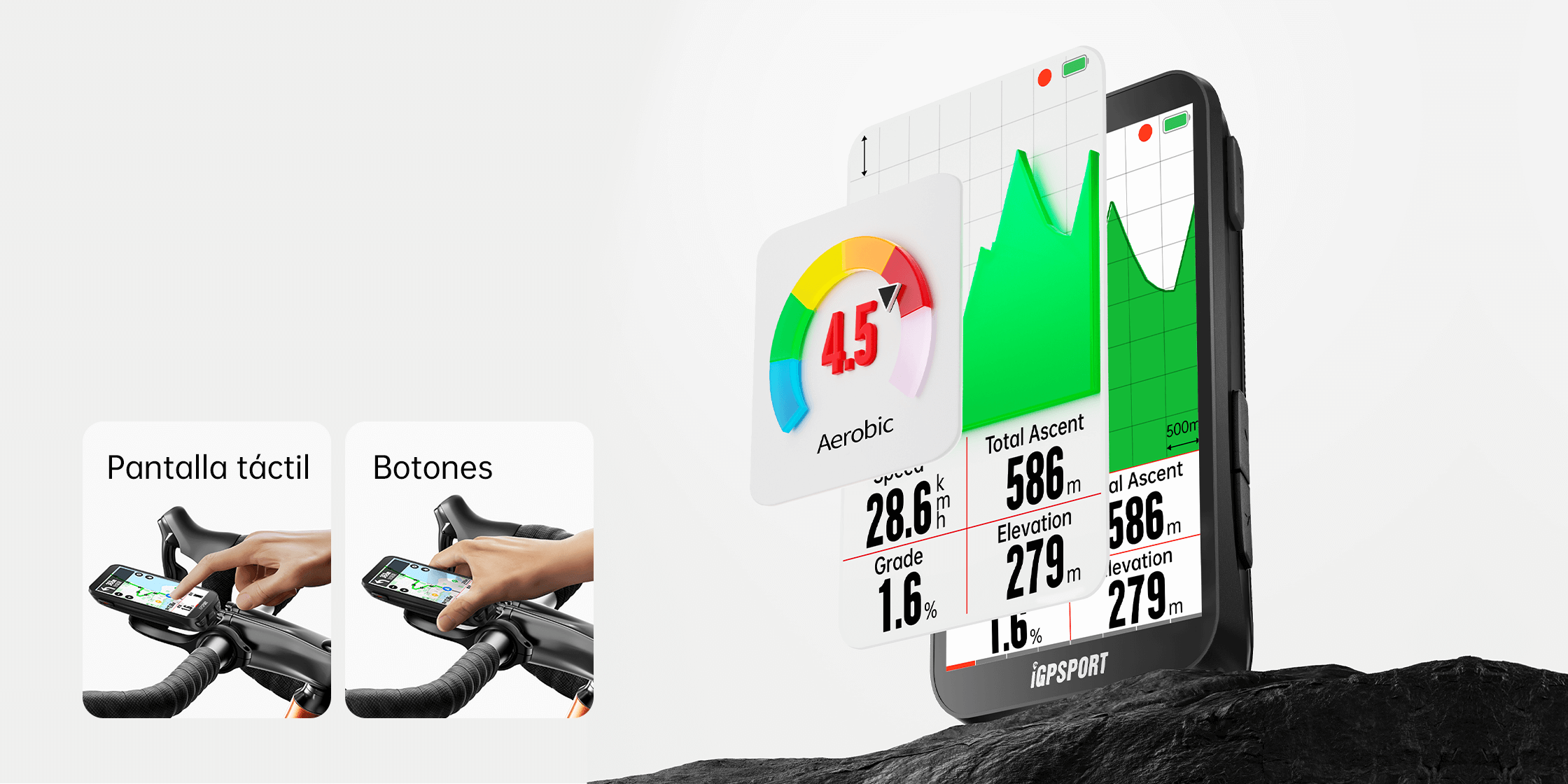 Ciclocomputador GPS iGPSPORT iGS800
