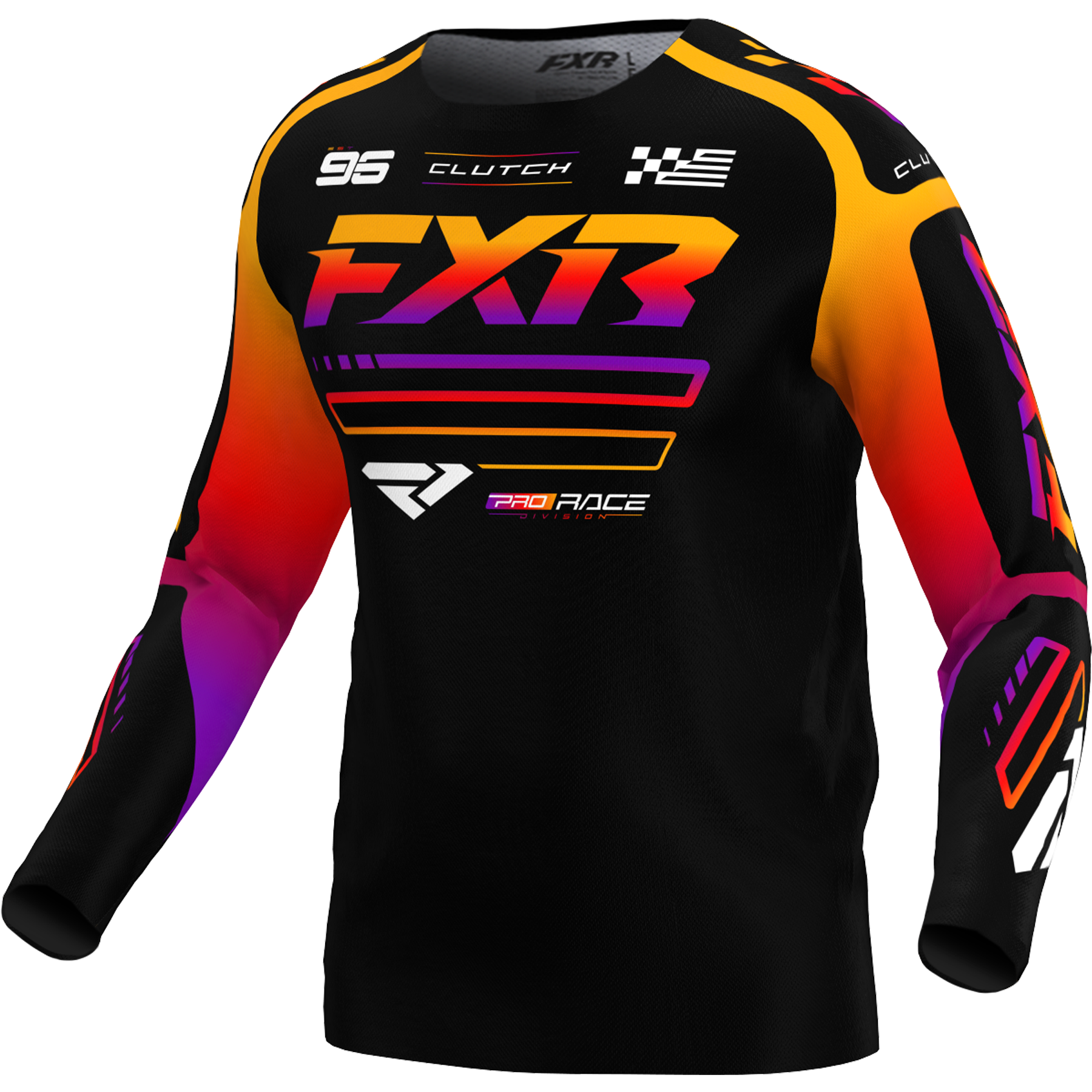 Polera Moto FXR Clutch Negro Spectrum