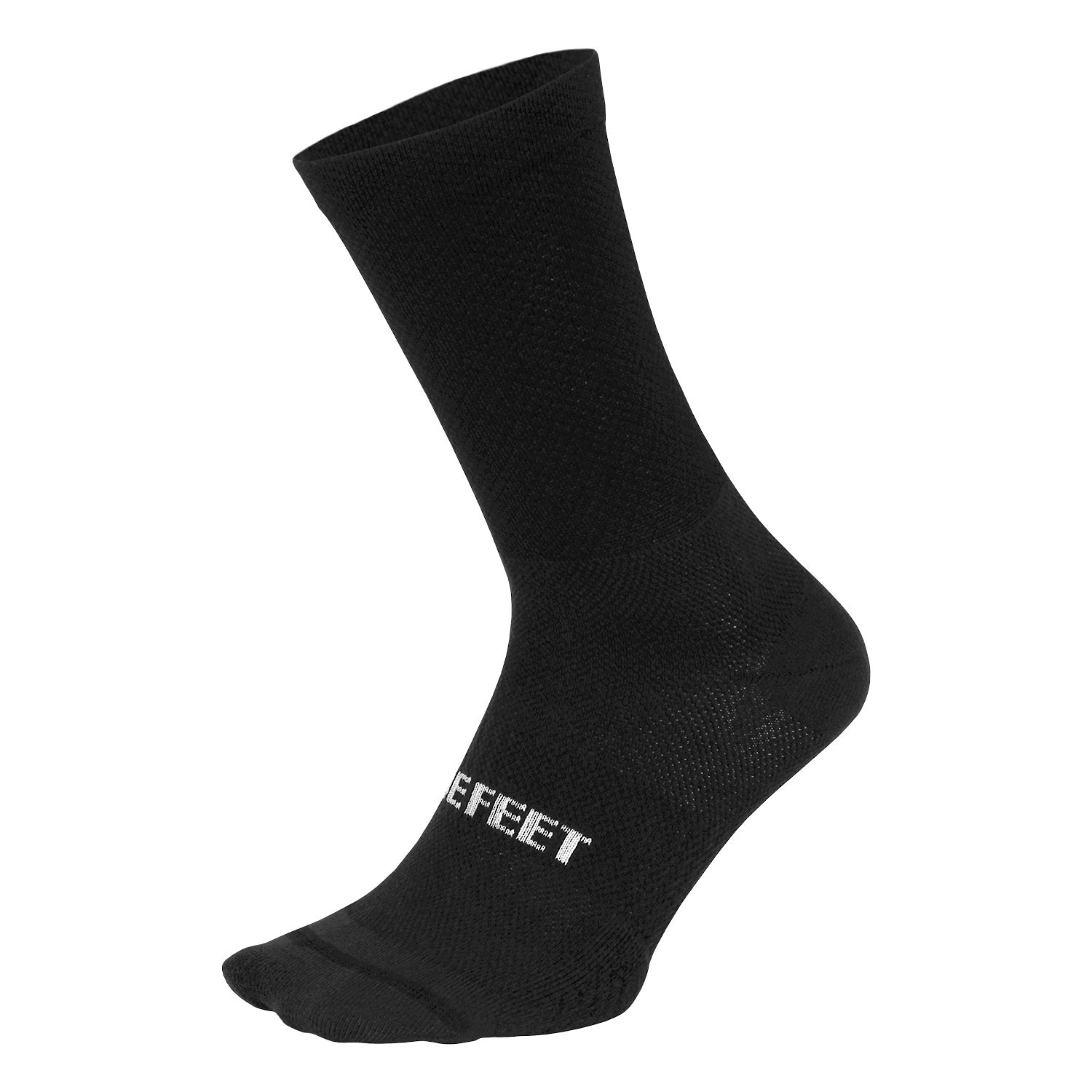Calcetín Defeet Cyclismo 6" Black W/Defeet Tab