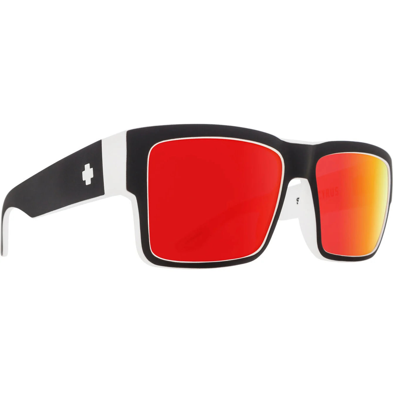 Anteojos SPY+ Cyrus Whitewall - Happy Gray Green with Red Spectra