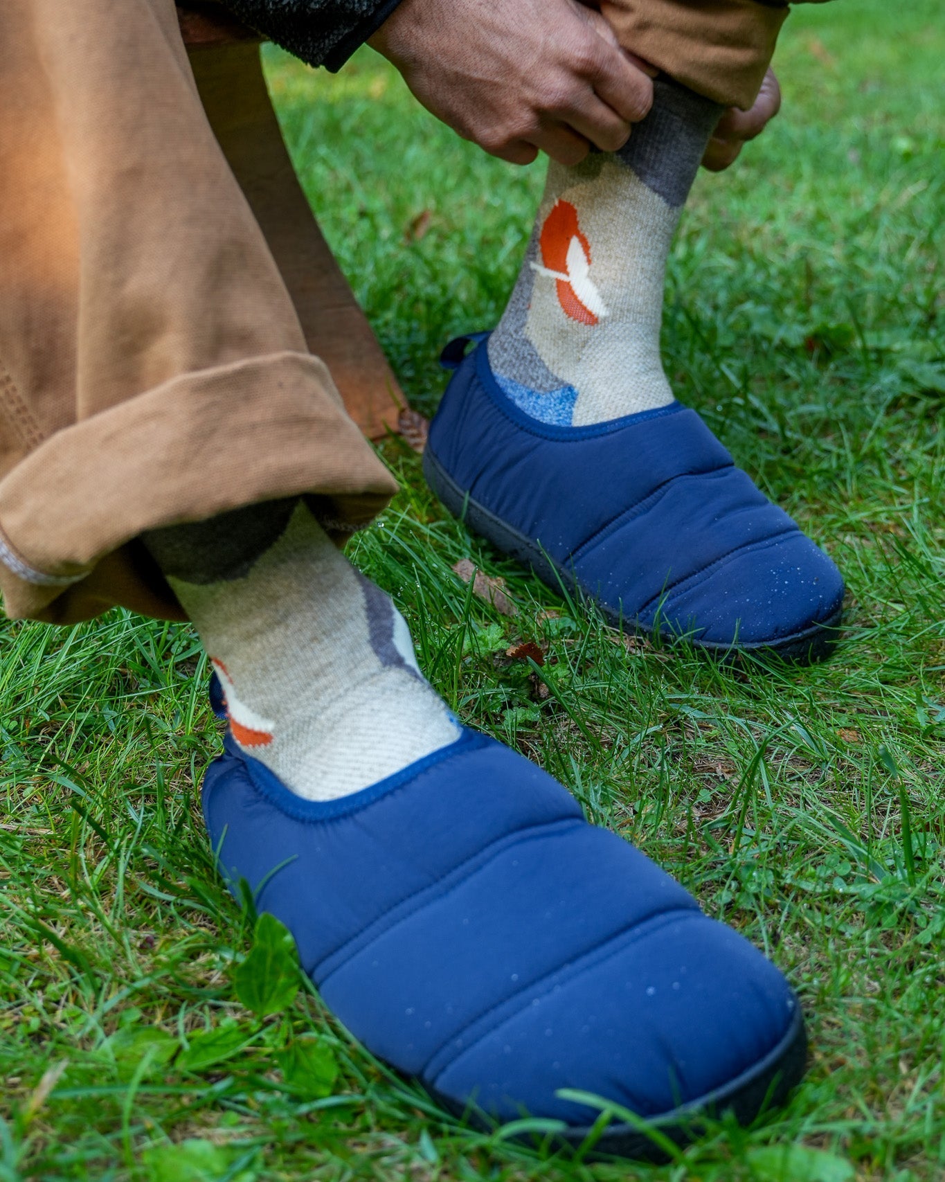 Calcetín Trekking Juan Fernández Lana Merino Caña Media Baja
