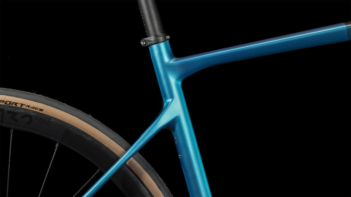 Bicicleta Cube Ruta Attain GTC SLX Azul Aro 700c - Rideshop