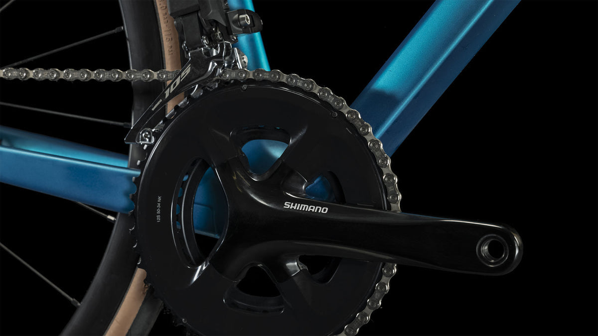 Bicicleta Cube Ruta Attain GTC SLX Azul Aro 700c - Rideshop