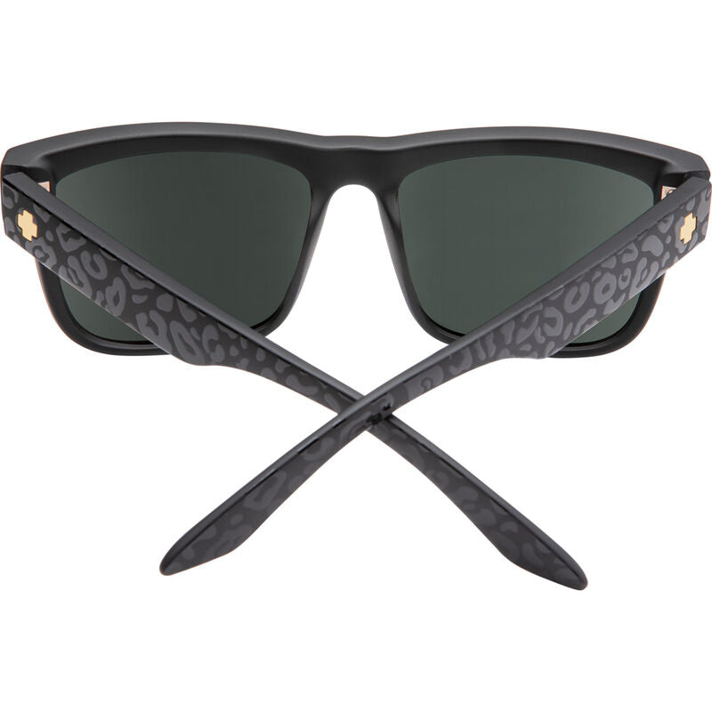 Anteojos SPY+ Discord Matte Black Leopard - HD Plus Gray Green with Silver Light Spectra Mirror