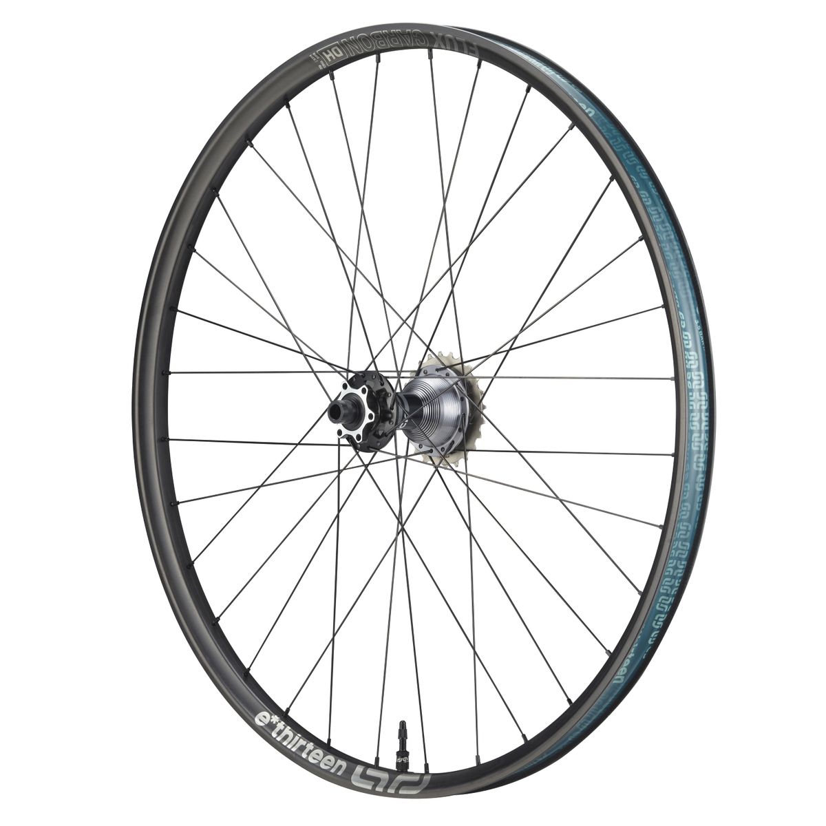 Rueda E13 Grappler Sidekick Flux DH 29 30mm 32H 12x157mm Disco 6P DM 9-24T 7V Carbono