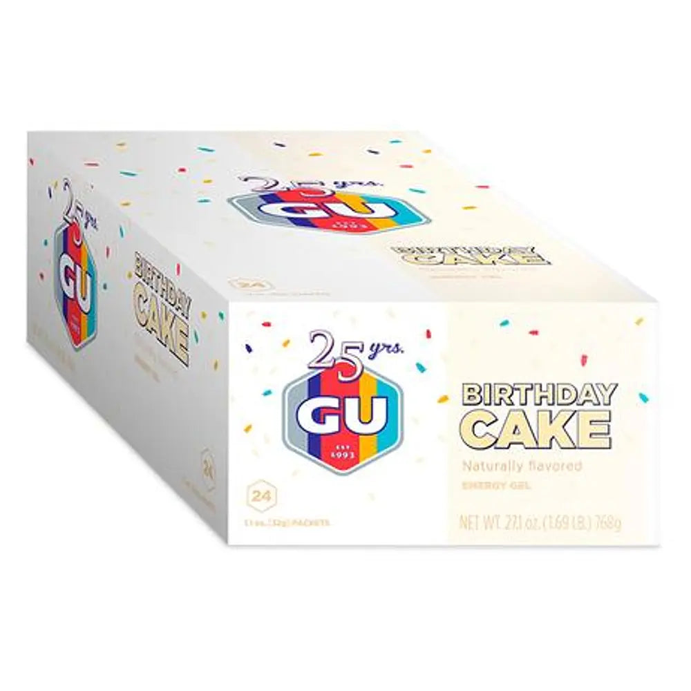 Caja de Geles Birthday Cake GU Energy (24 unid)
