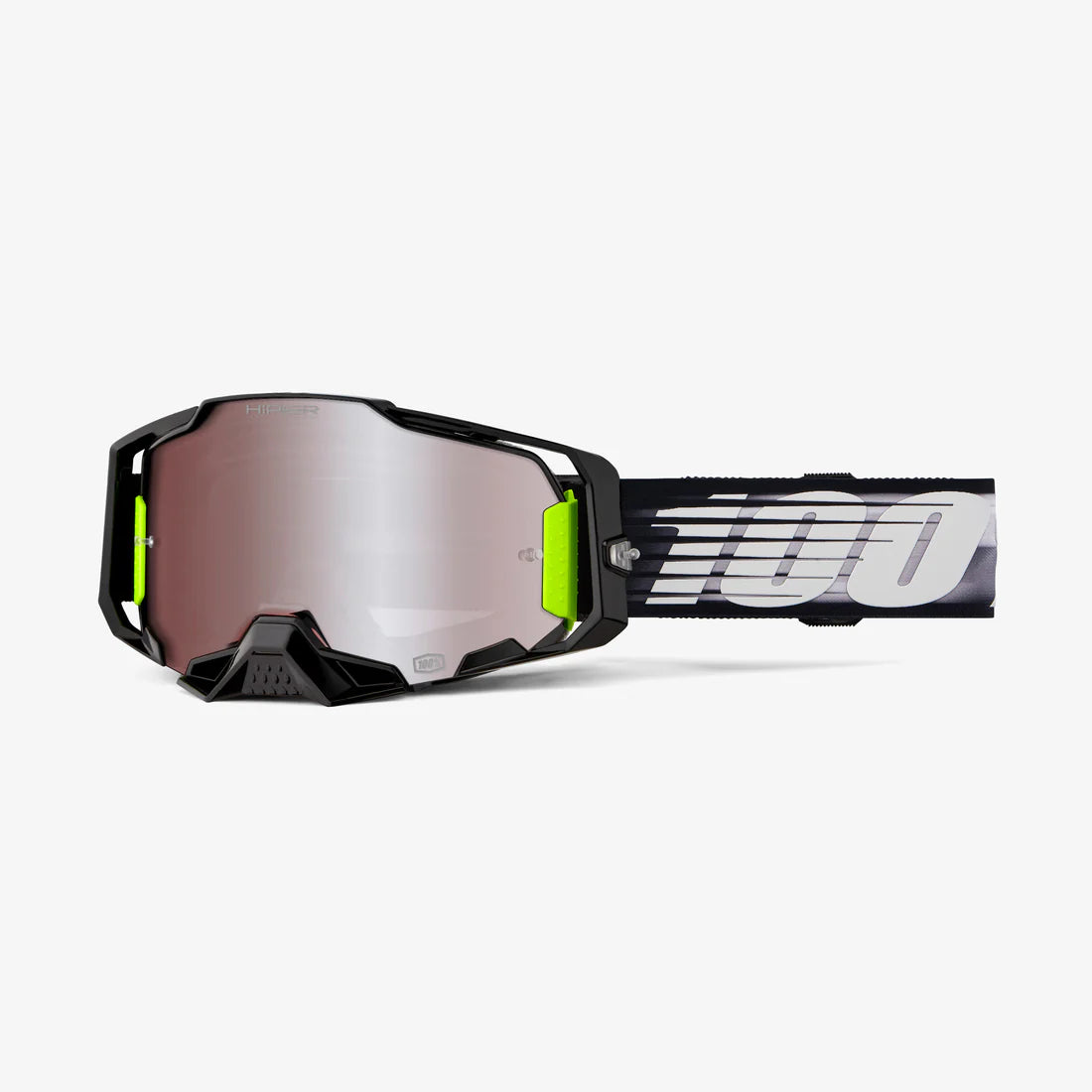 100% Antiparra Armega Hiper Goggle Lightspeed - Mirror Silver Flash Lens