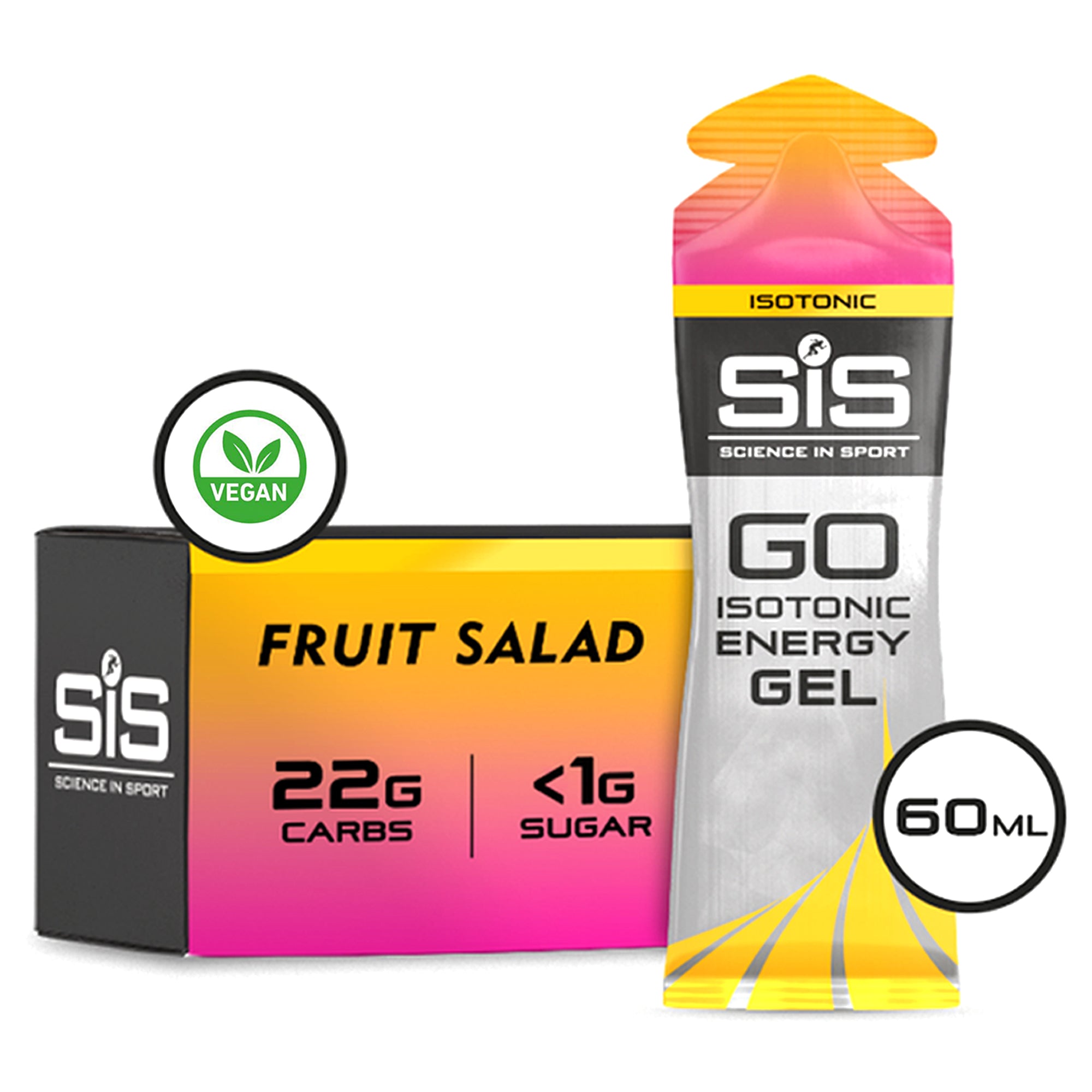 SIS Gel Go Isotonico Ensalada Fruta 60ml - Rideshop
