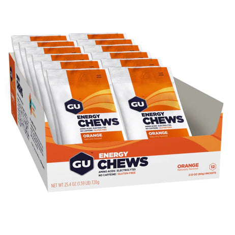 Gu Energy Caja de Gomitas Chews Orange - Rideshop