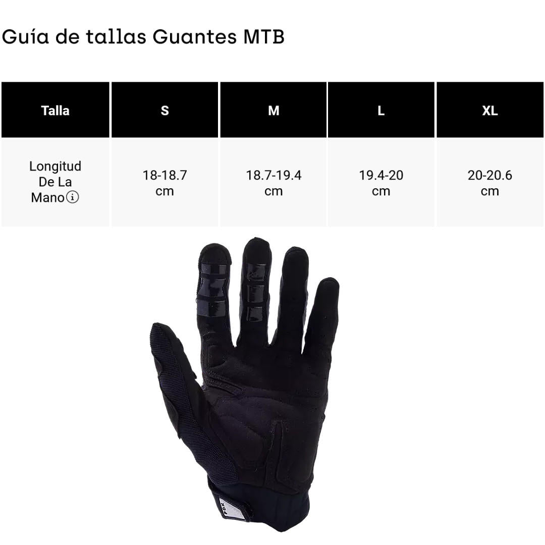 Guantes Bicicleta Ranger Azul/Camo Fox