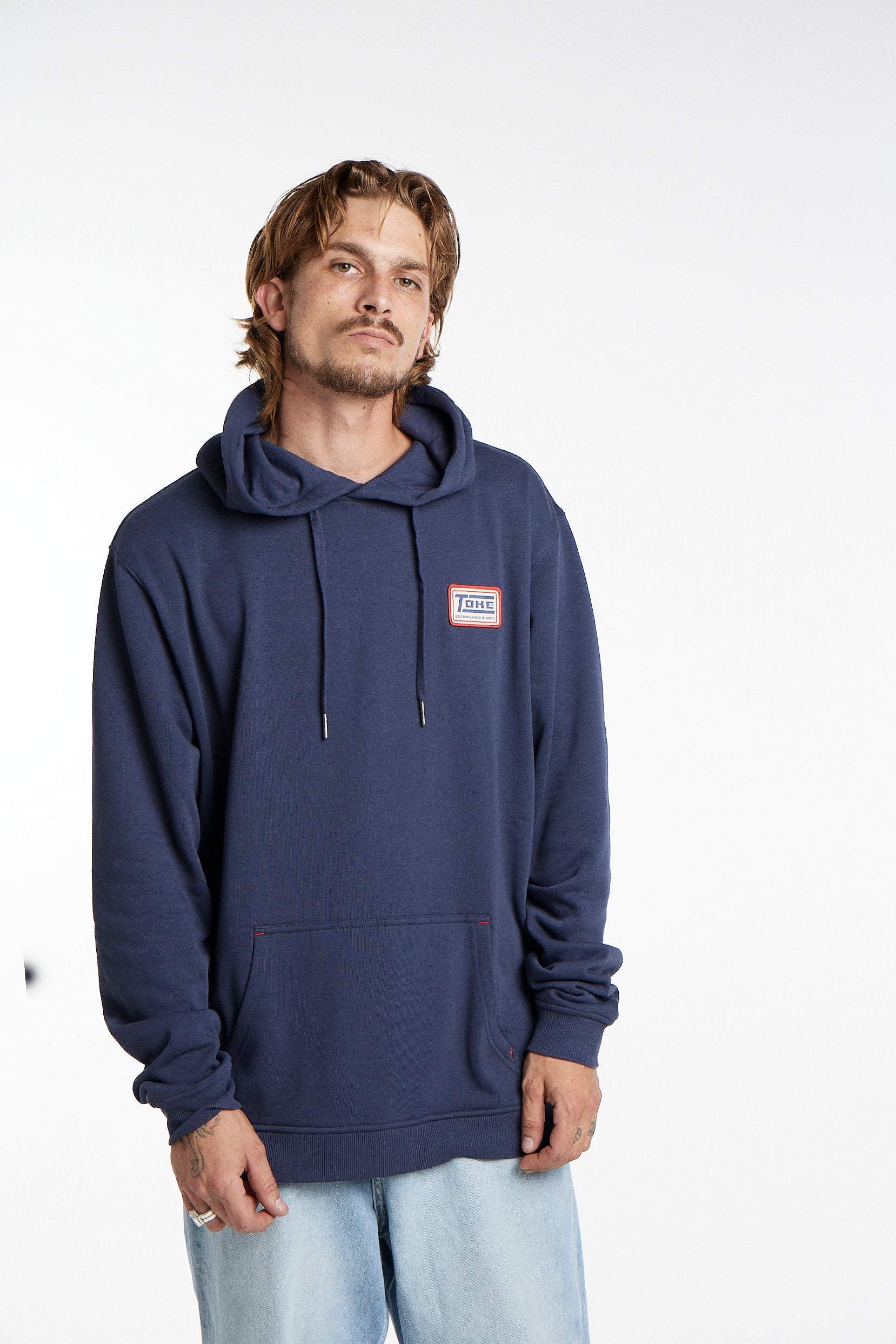 Polerón Hoodie Azul Toke