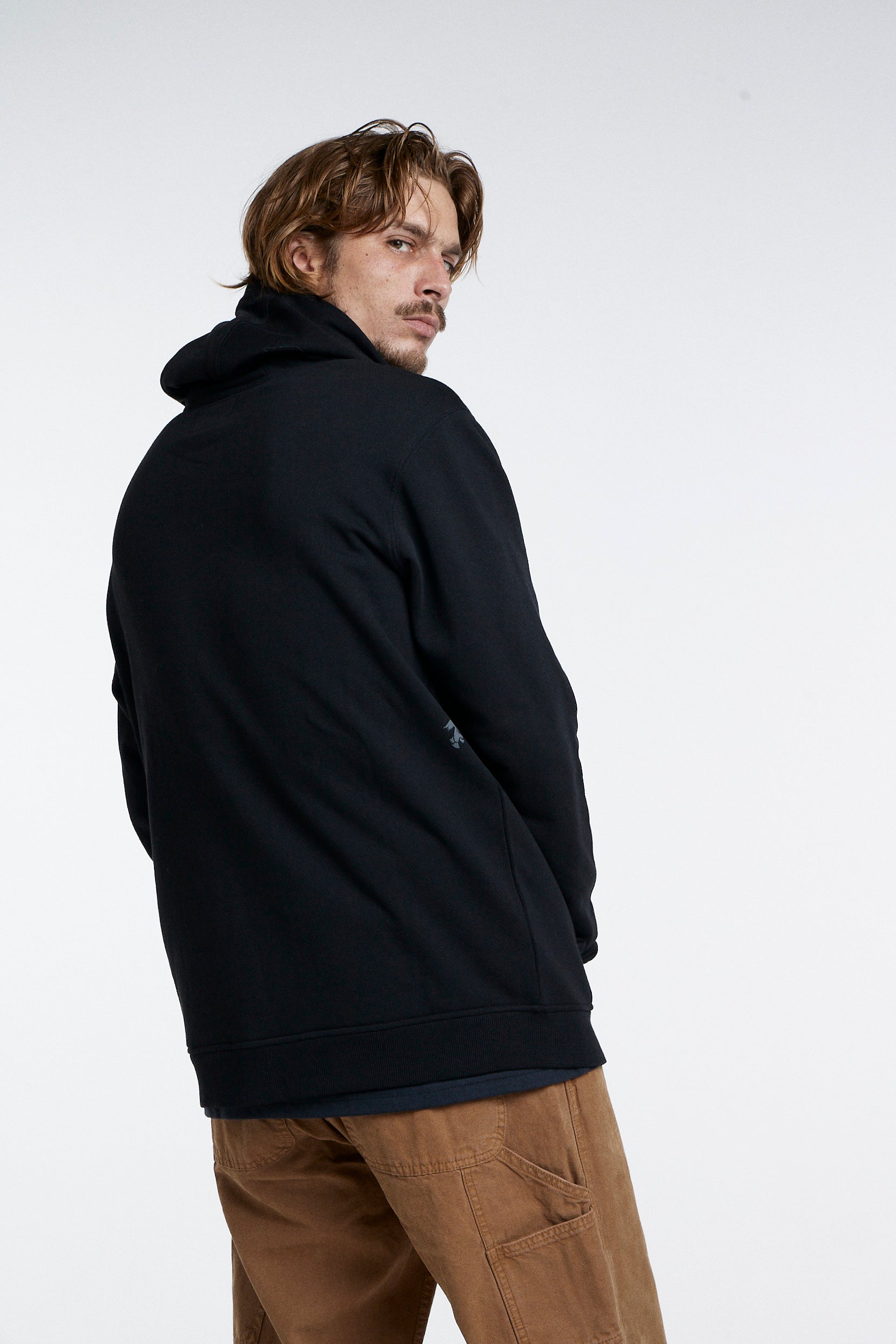 Hoodie Negro Hombre Toke