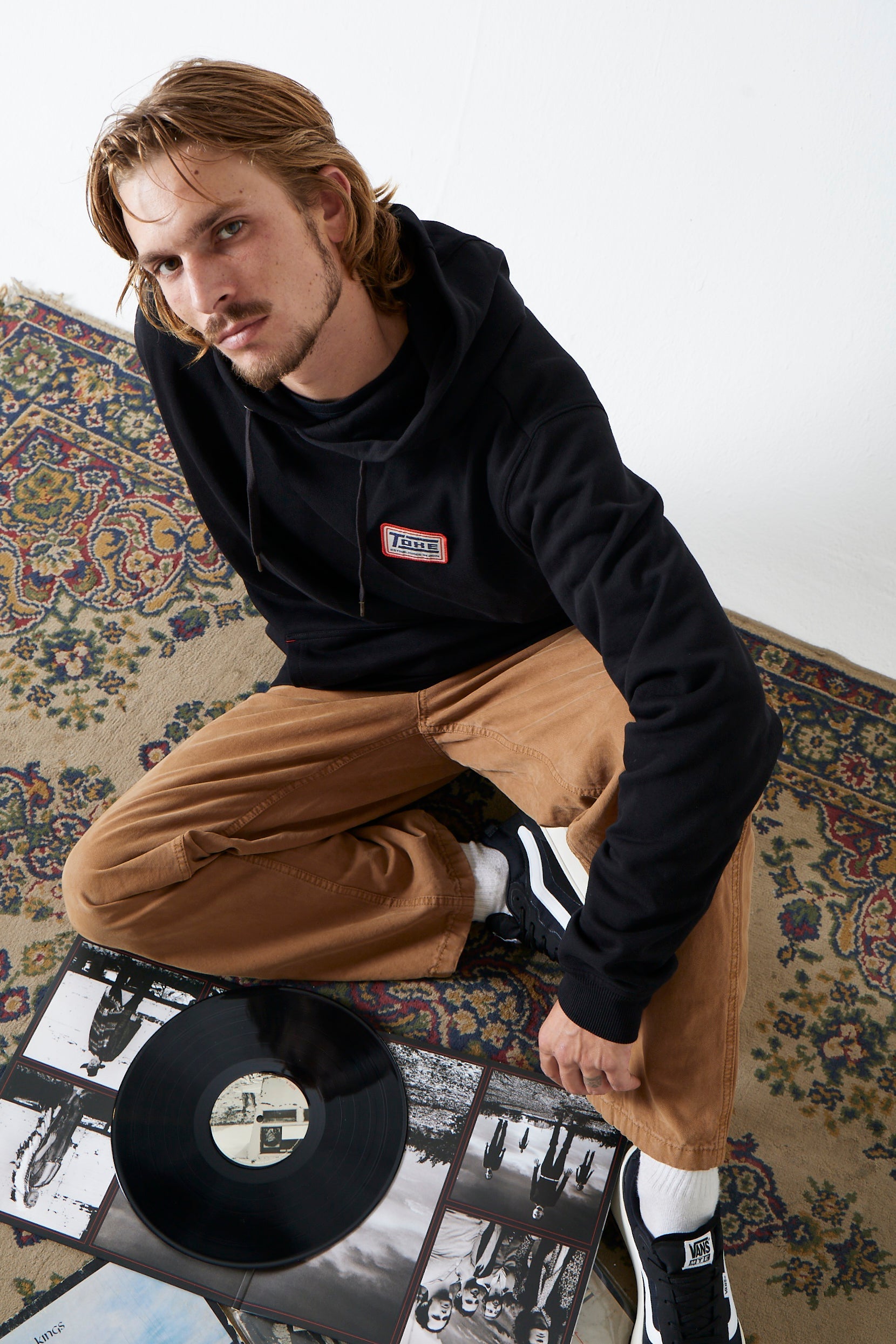 Hoodie Negro Hombre Toke