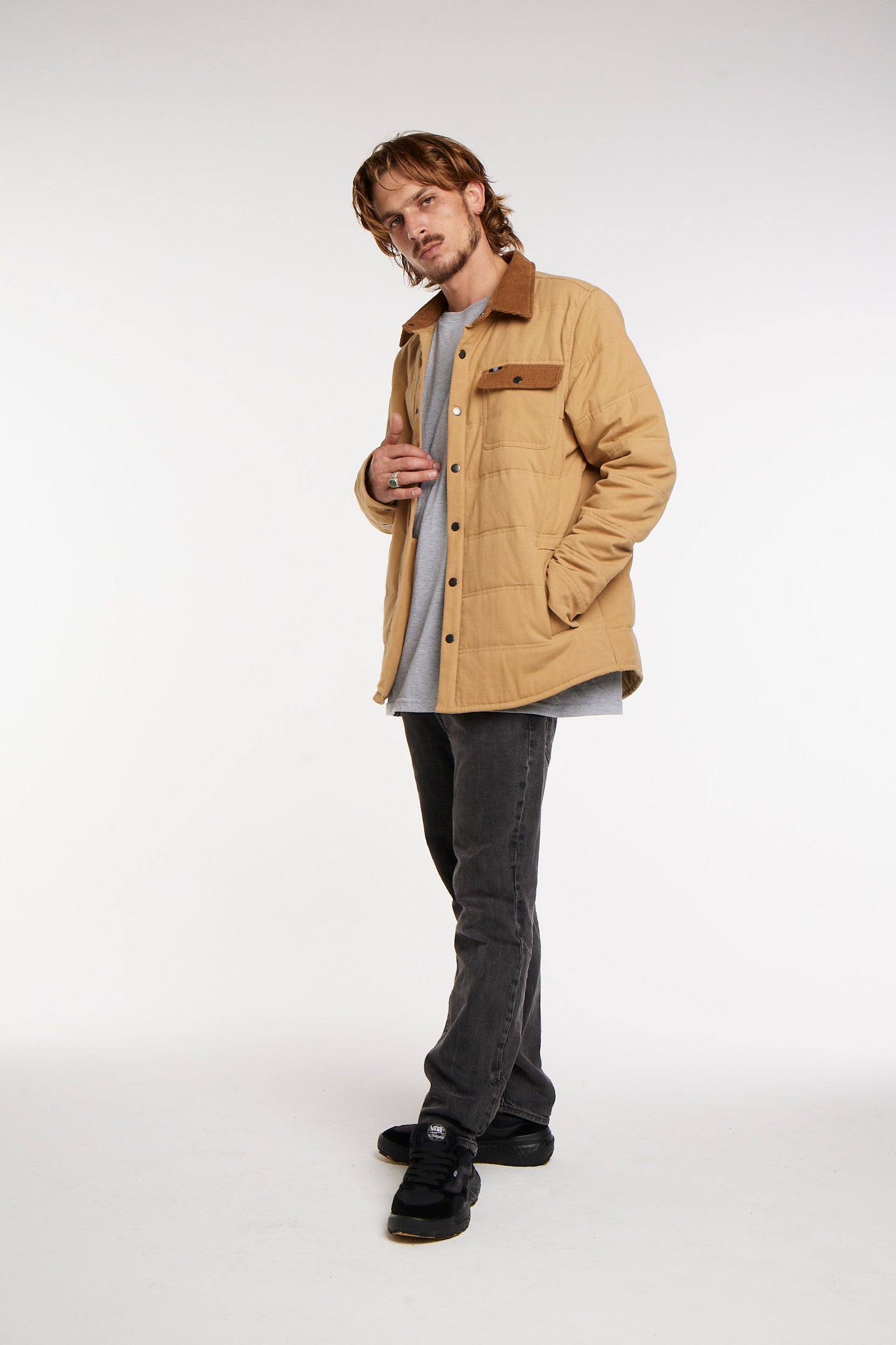 Chaqueta Beige Canvas Toke