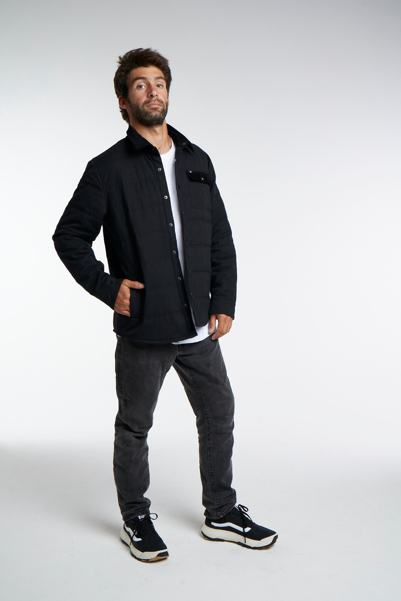 Chaqueta Canvas Negra Toke