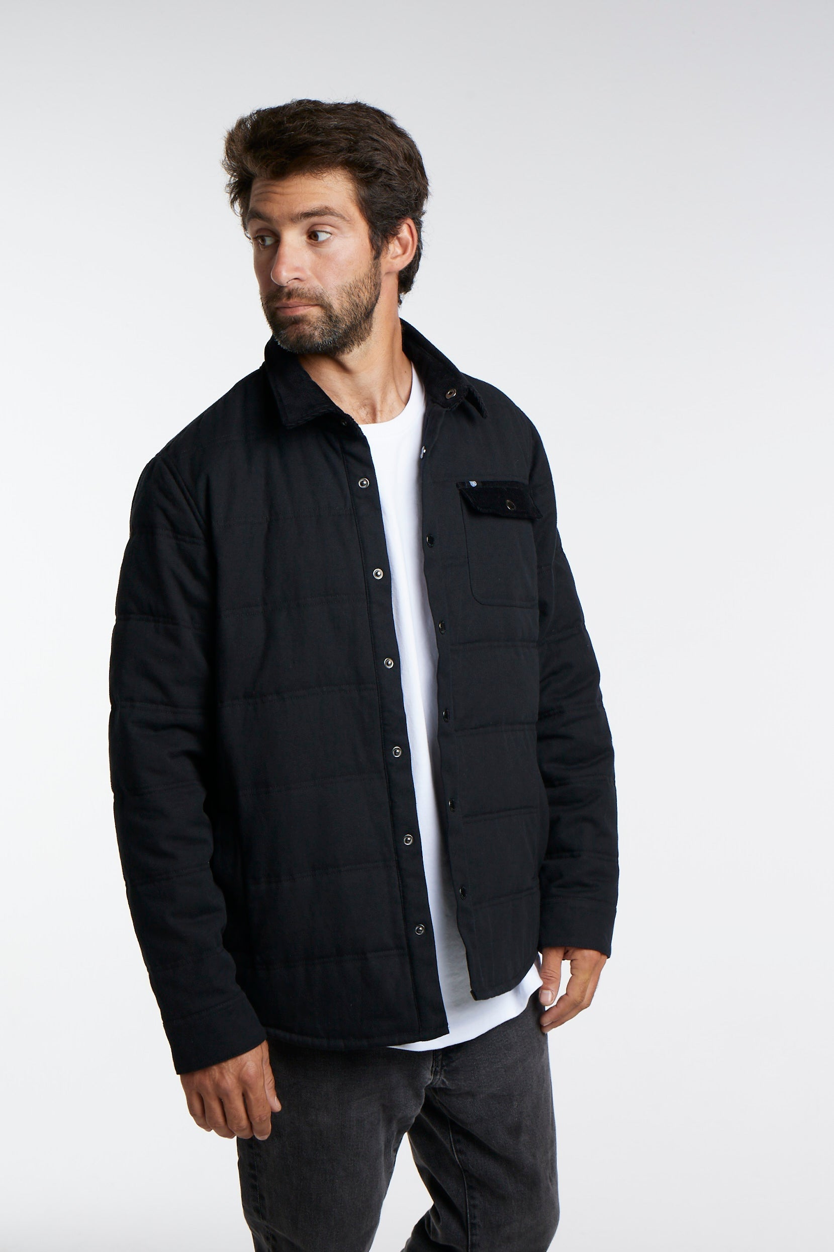 Chaqueta Canvas Negra Toke