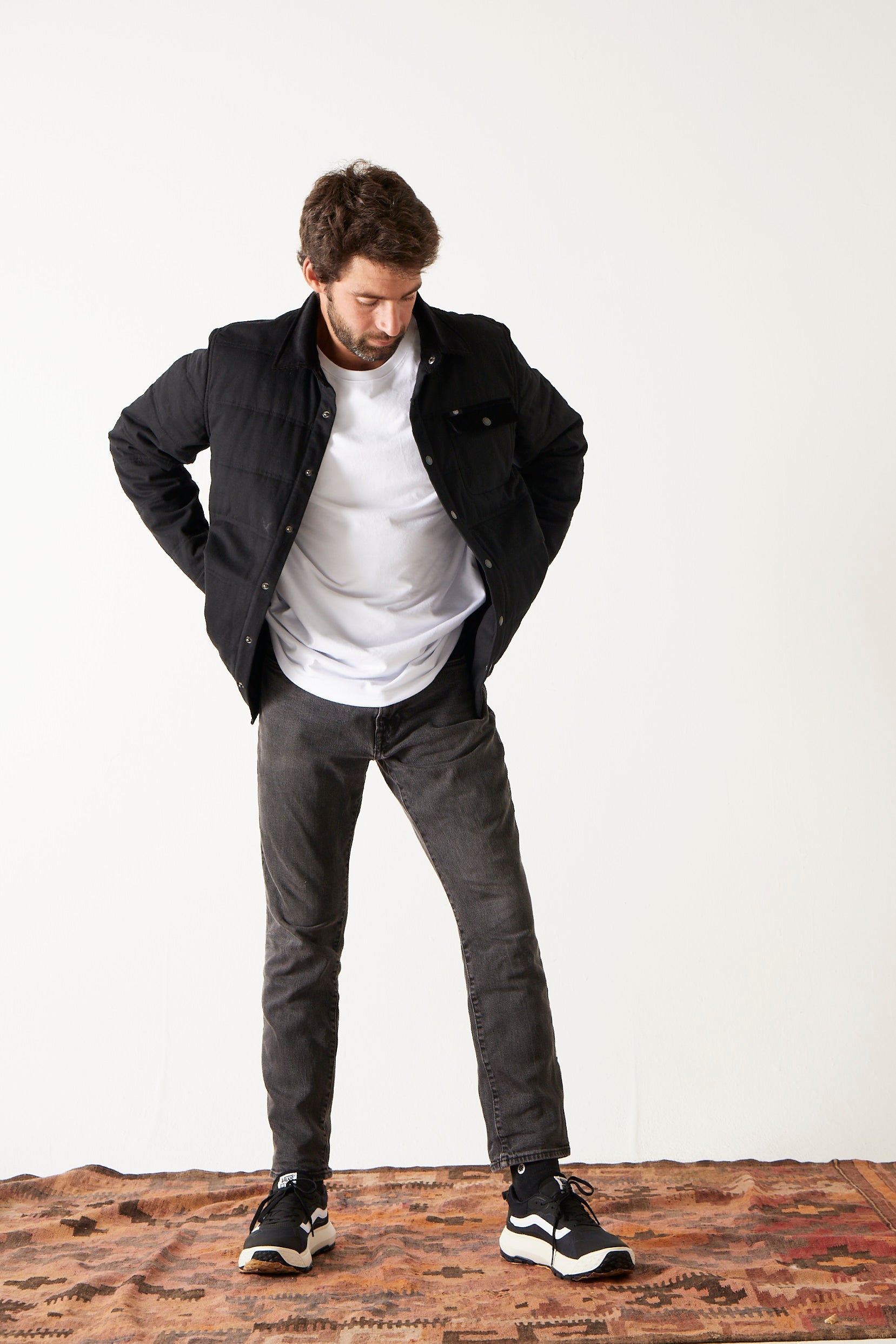 Chaqueta Canvas Negra Toke