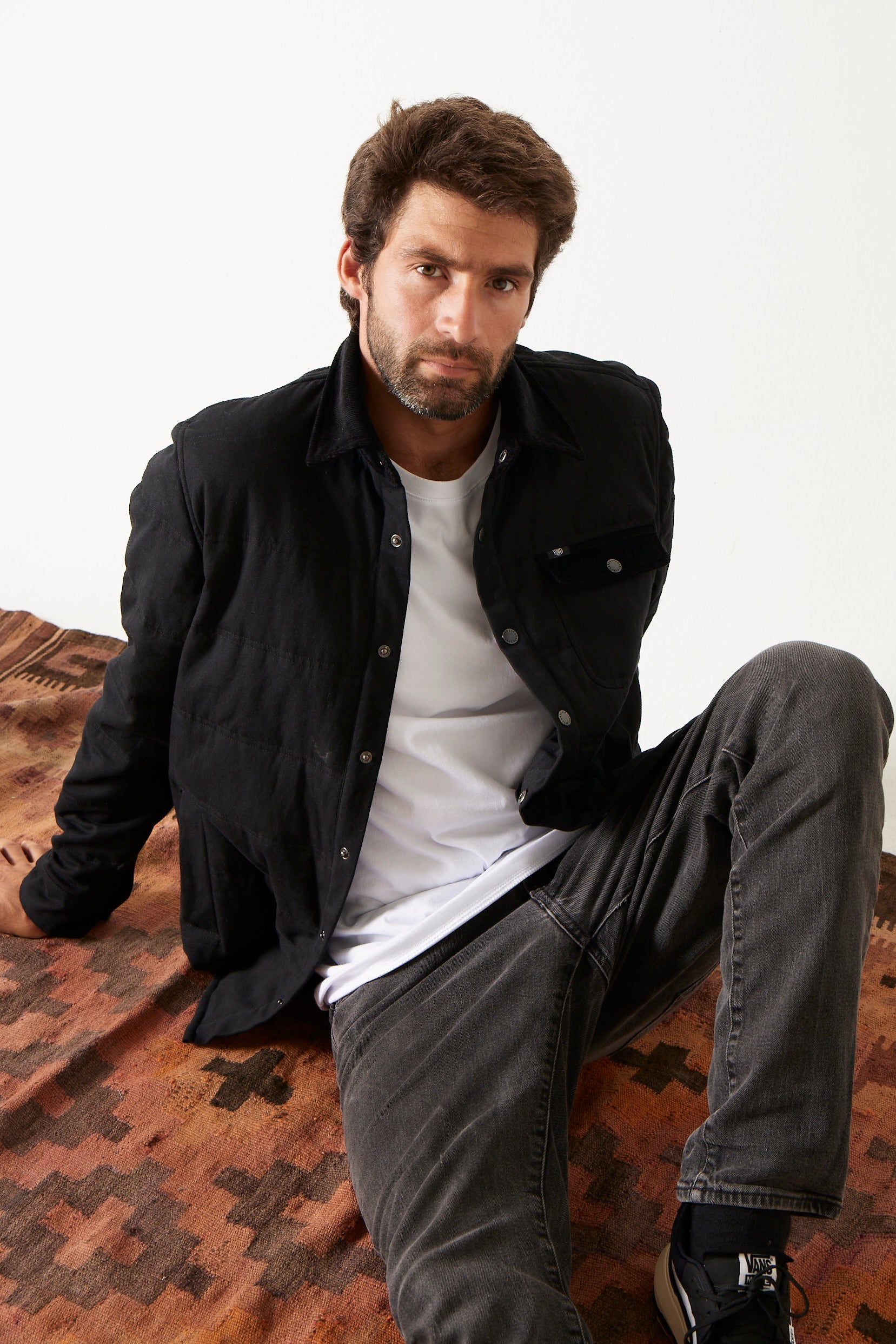 Chaqueta Canvas Negra Toke