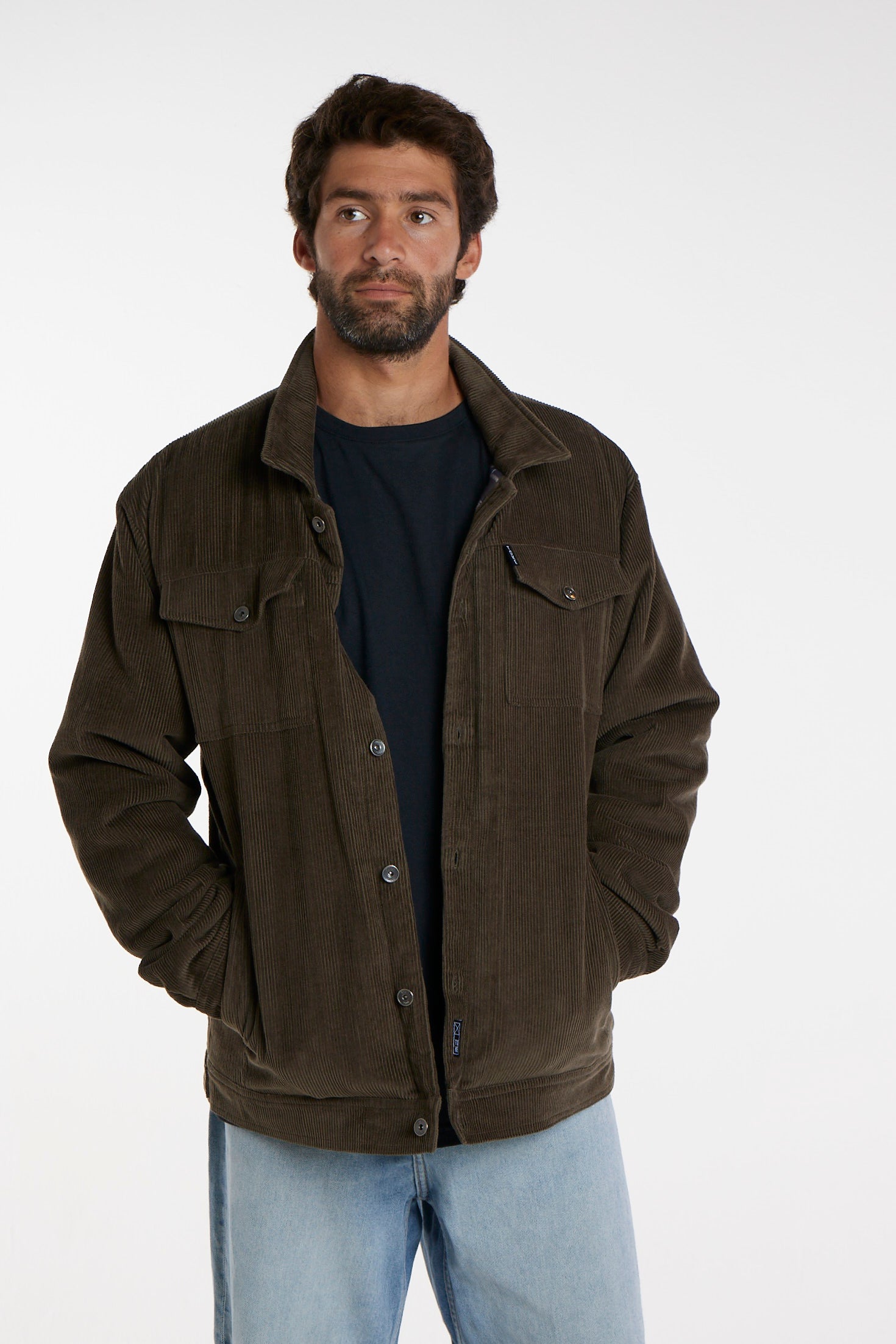 Chaqueta Cotele Verde Toke