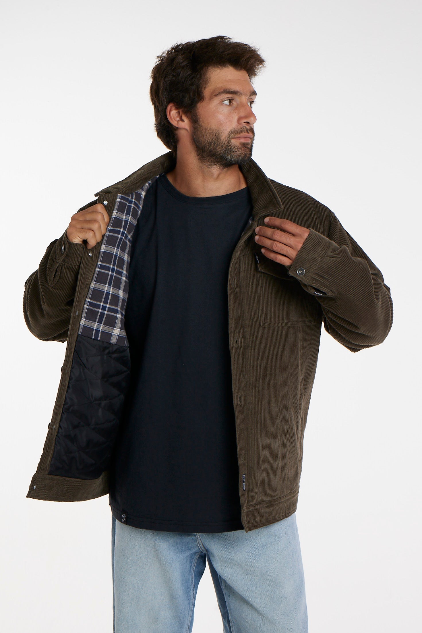 Chaqueta Cotele Verde Toke