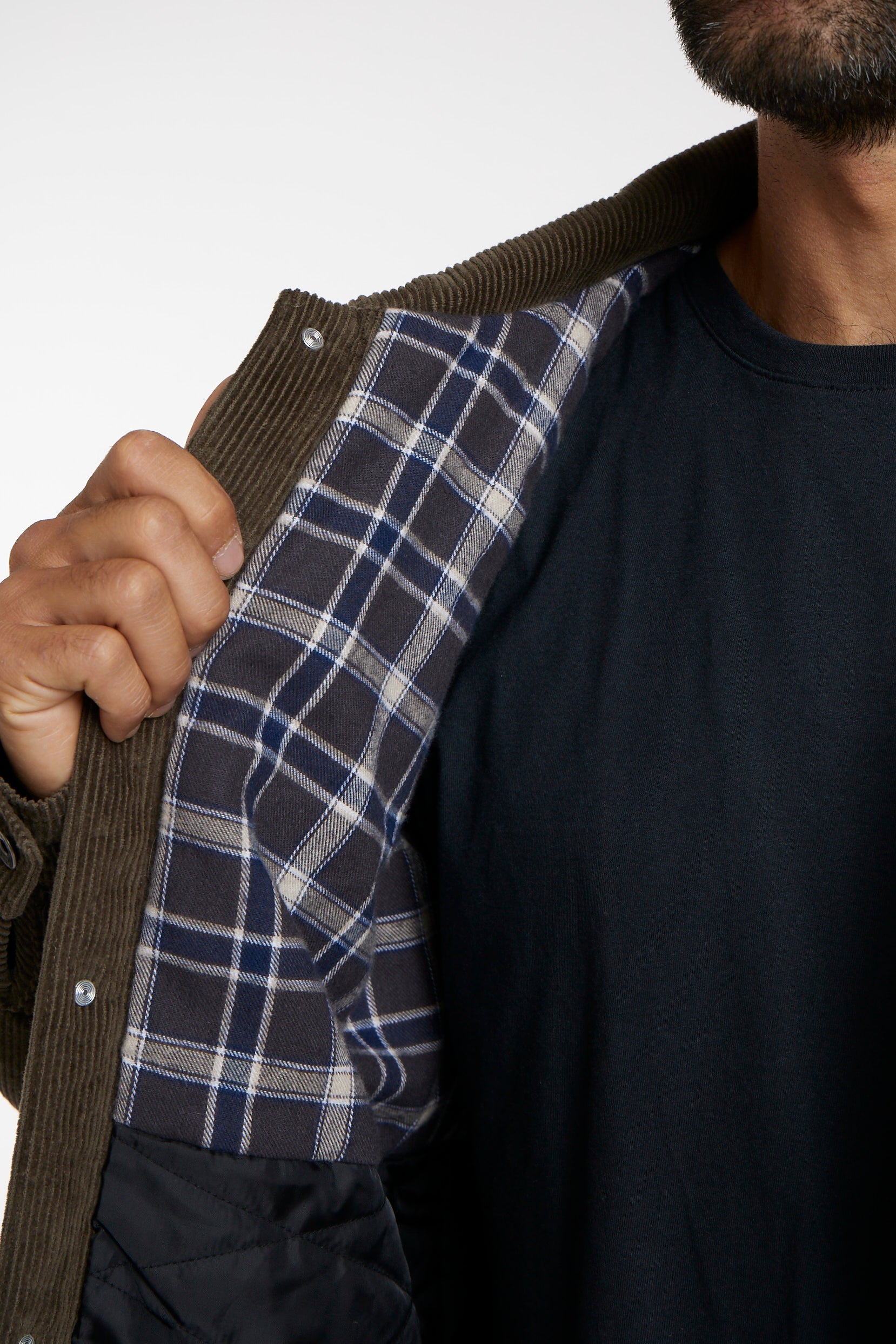 Chaqueta Cotele Verde Toke