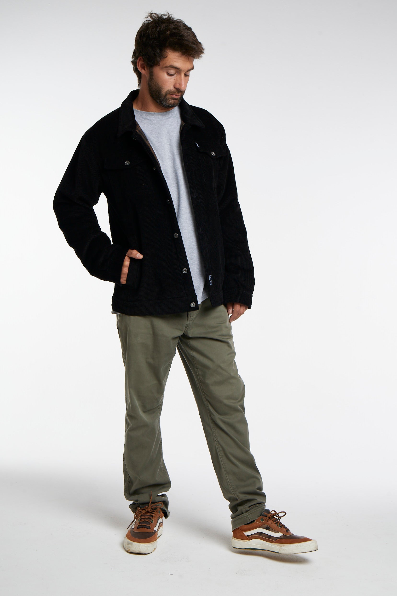 Chaqueta Cotele Negra Toke