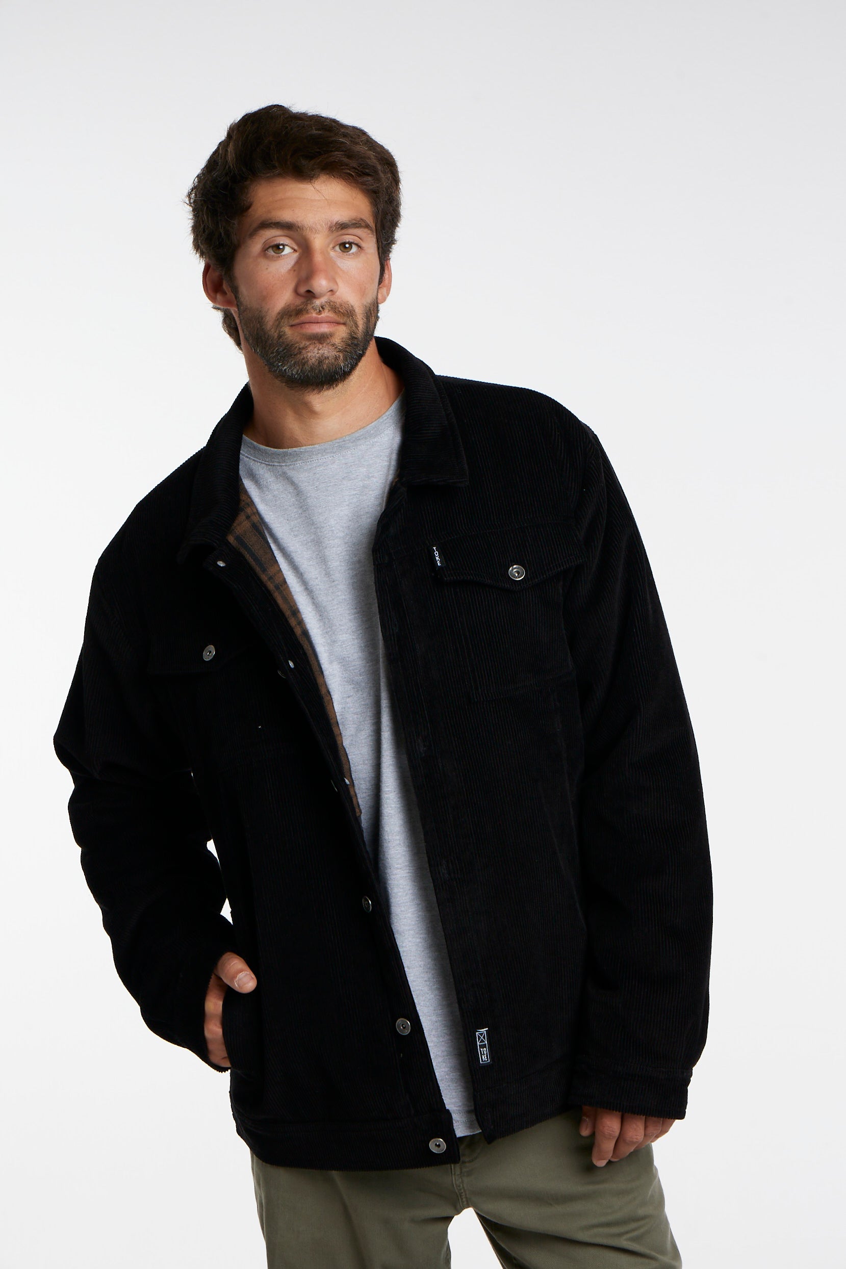 Chaqueta Cotele Negra Toke