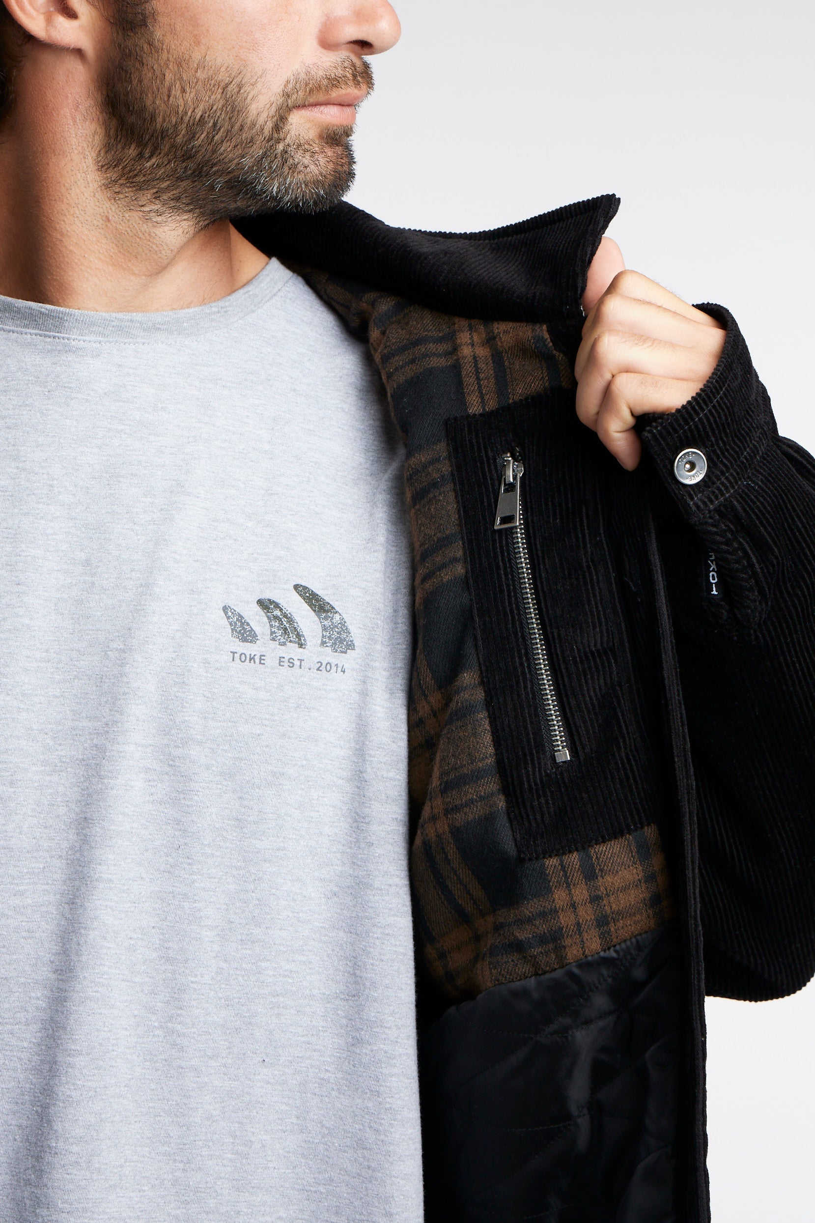 Chaqueta Cotele Negra Toke