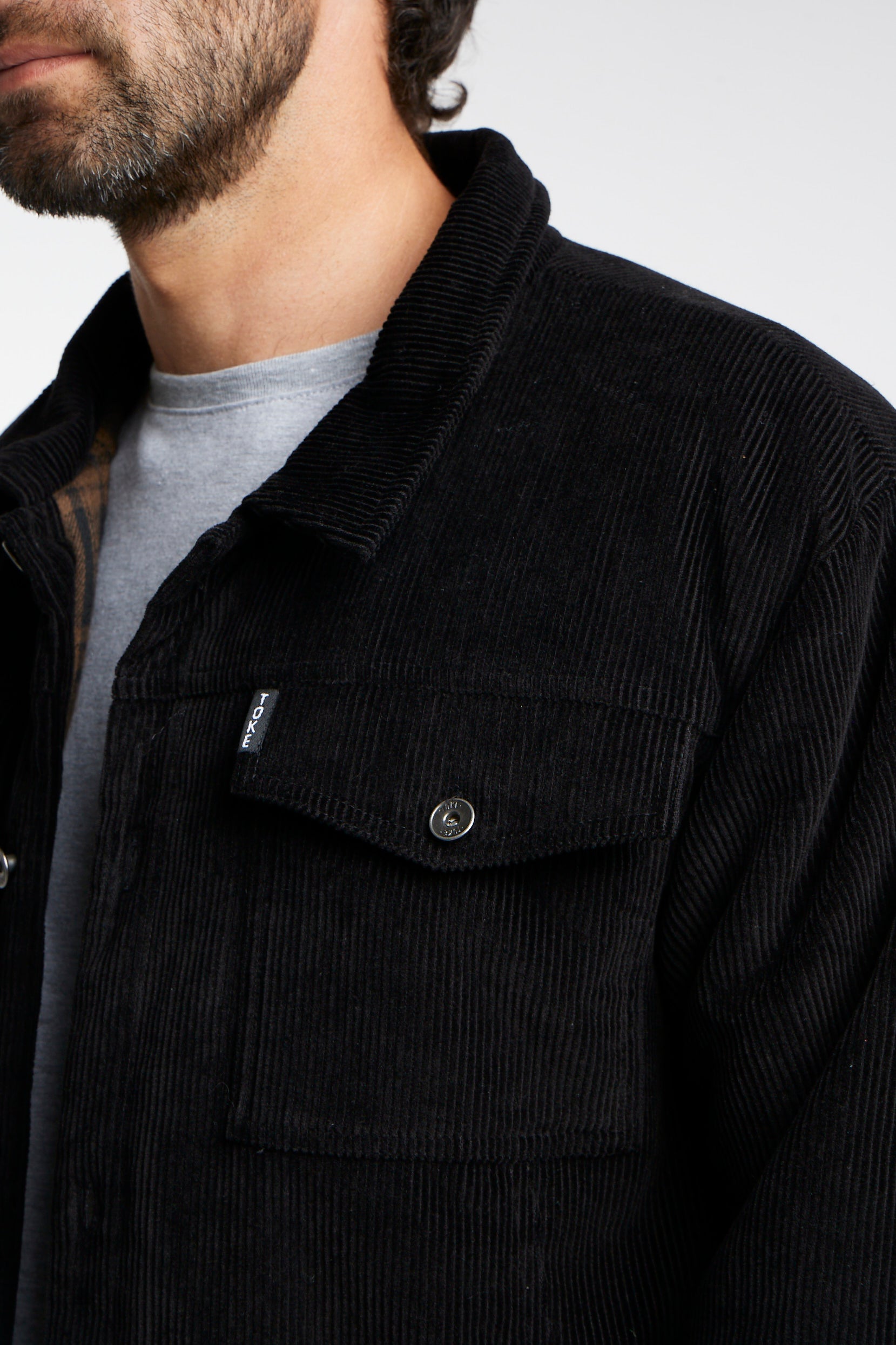 Chaqueta Cotele Negra Toke