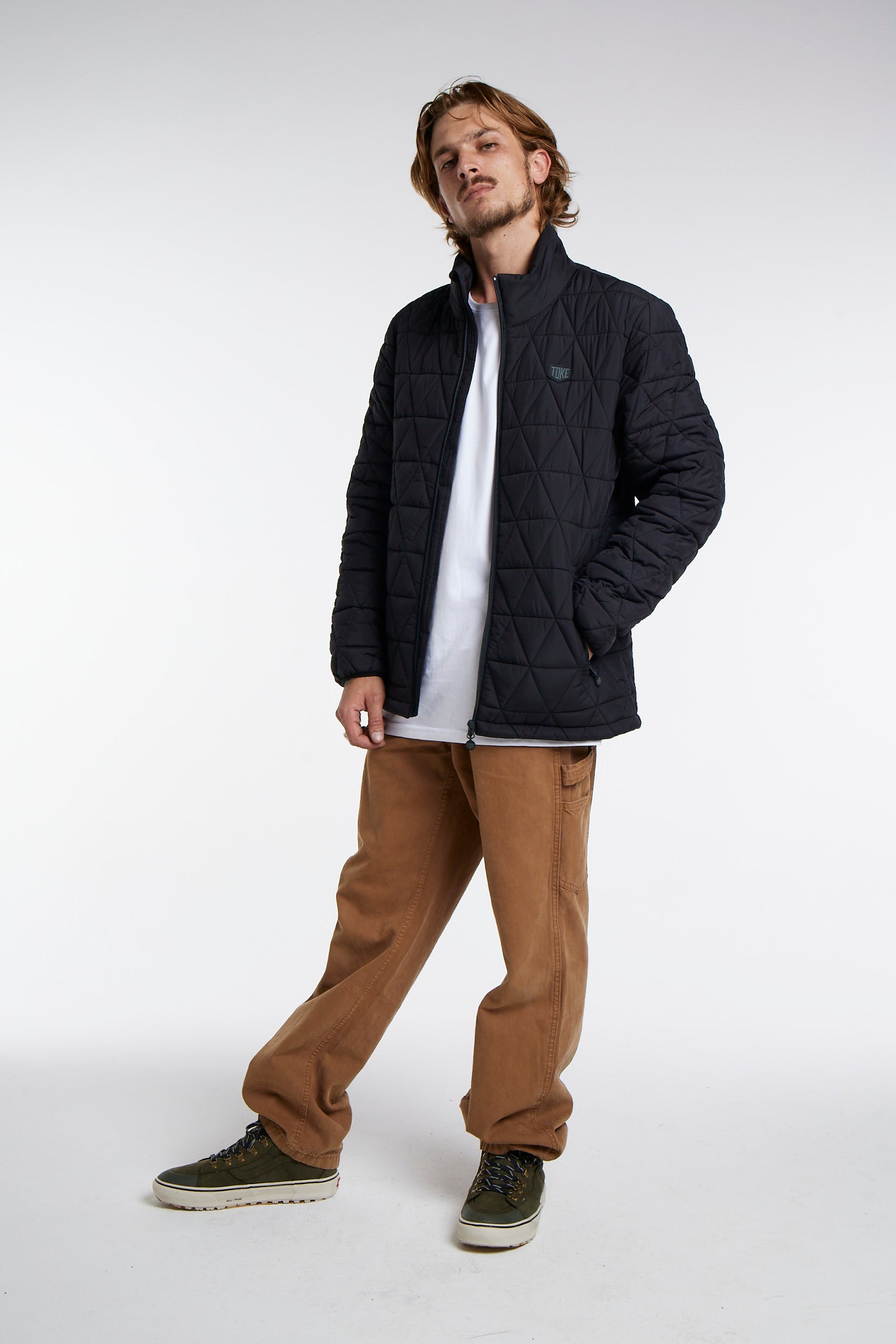 Parka Negra Hombre Toke