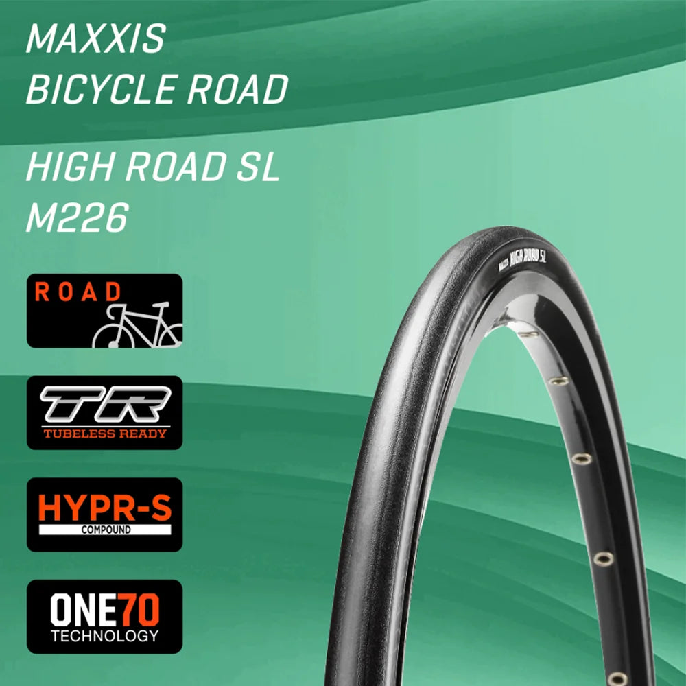 Neumático Ruta Maxxis High Road Kevlar Carbon Fiber 700x32C HYPR/K2/ONE70/TR