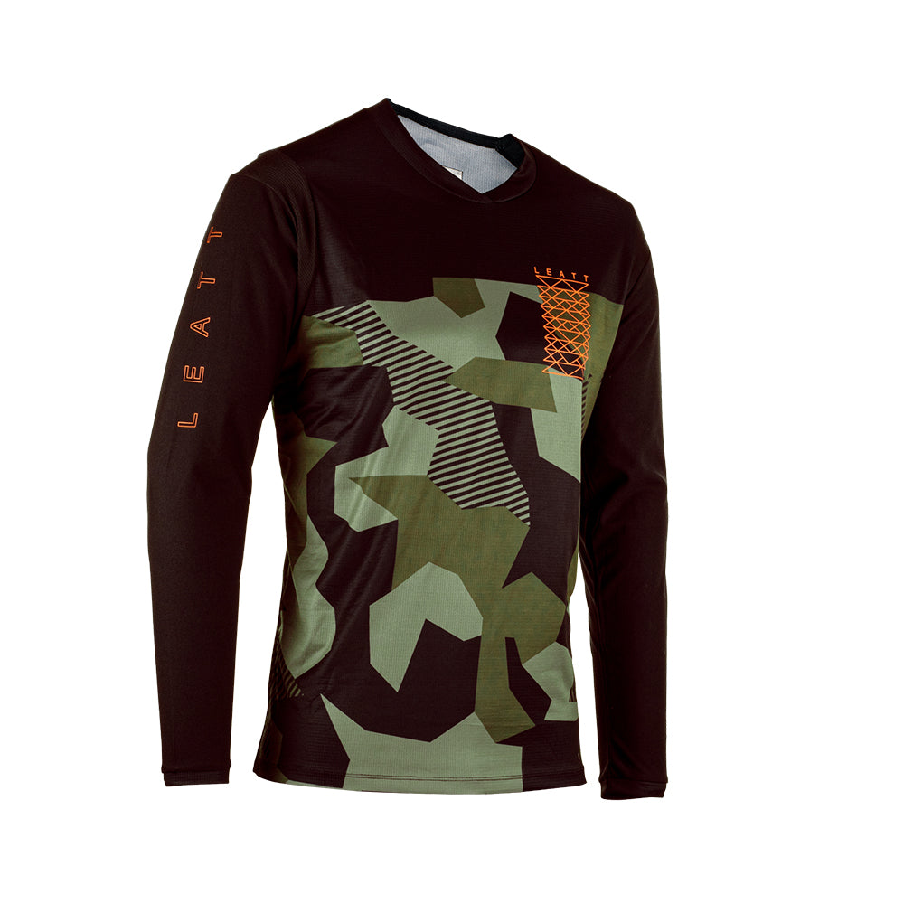 Jersey Leatt MTB Manga Larga Infantil JR Gravity 4.0 V23 Camo XL