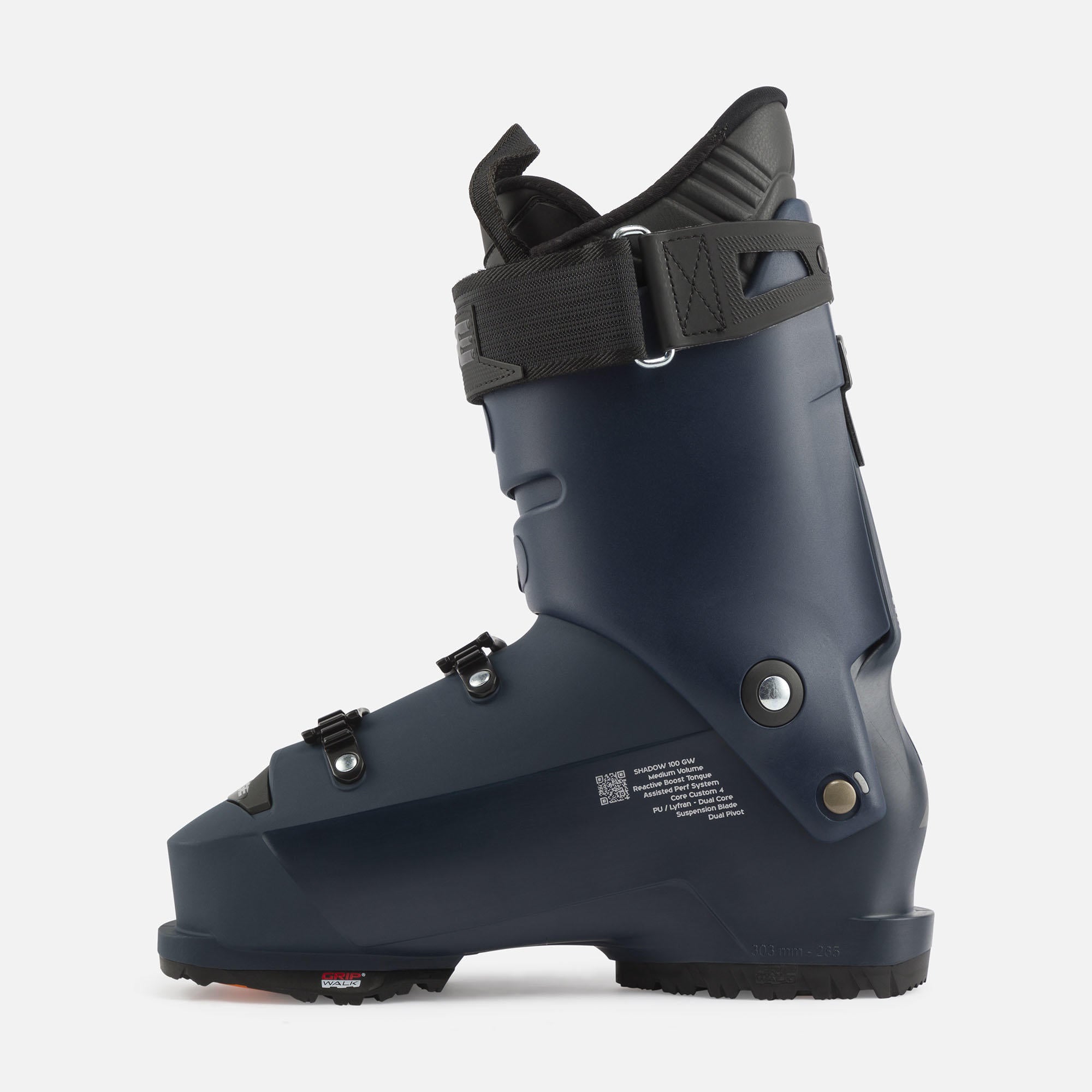 Lange Botas Ski SHADOW 100 MV GW(BK-BL/SILVER) - Rideshop