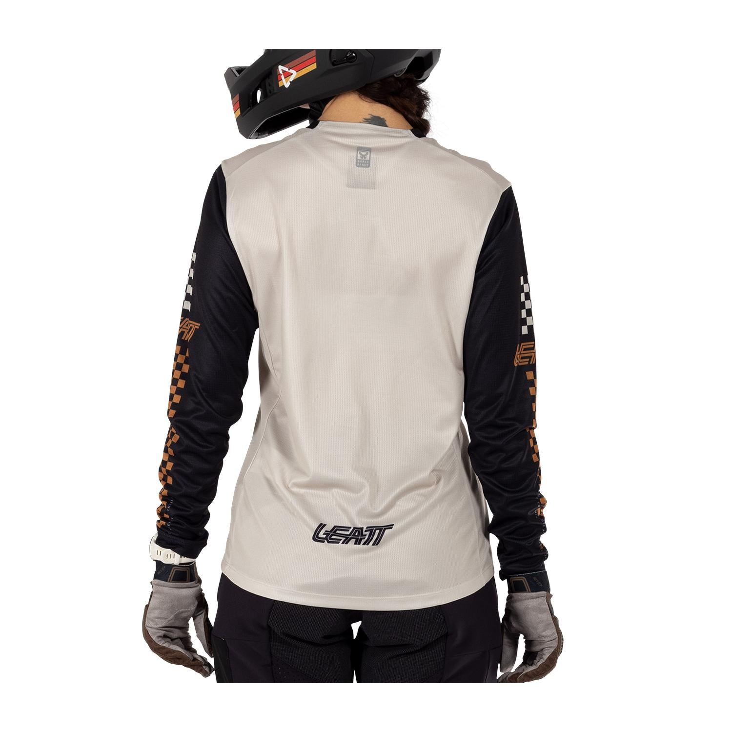 Jersey Leatt MTB Enduro 4.0 Mujer Cream