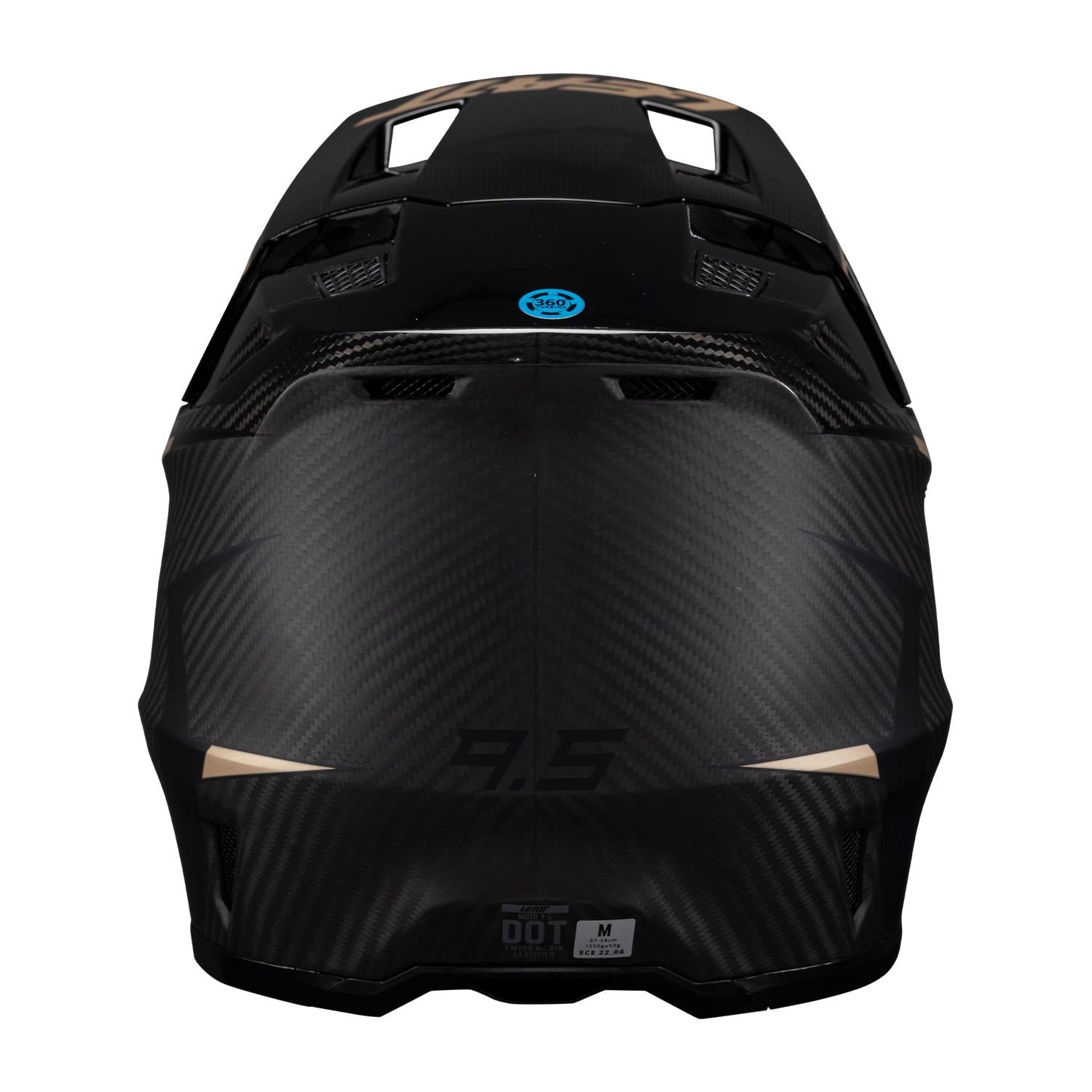 Kit Leatt Casco Moto 9.5 Antiparra 6.5 Iriz V25 Carbono