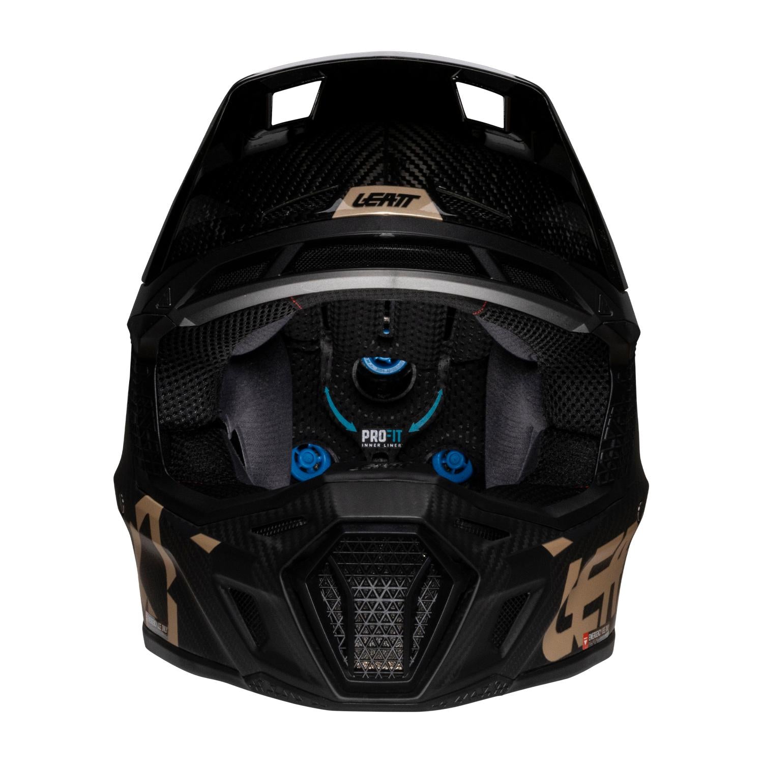 Kit Leatt Casco Moto 9.5 Antiparra 6.5 Iriz V25 Carbono