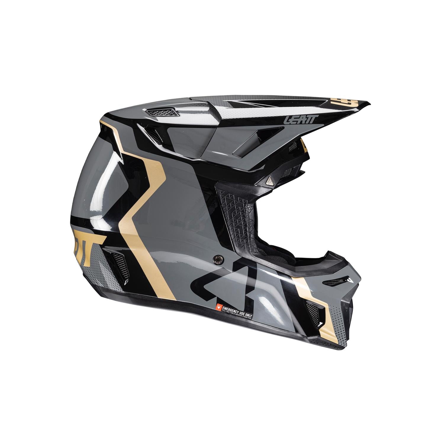 Kit Leatt Casco Moto 8.5 Antiparra 5.5 V25 Negro