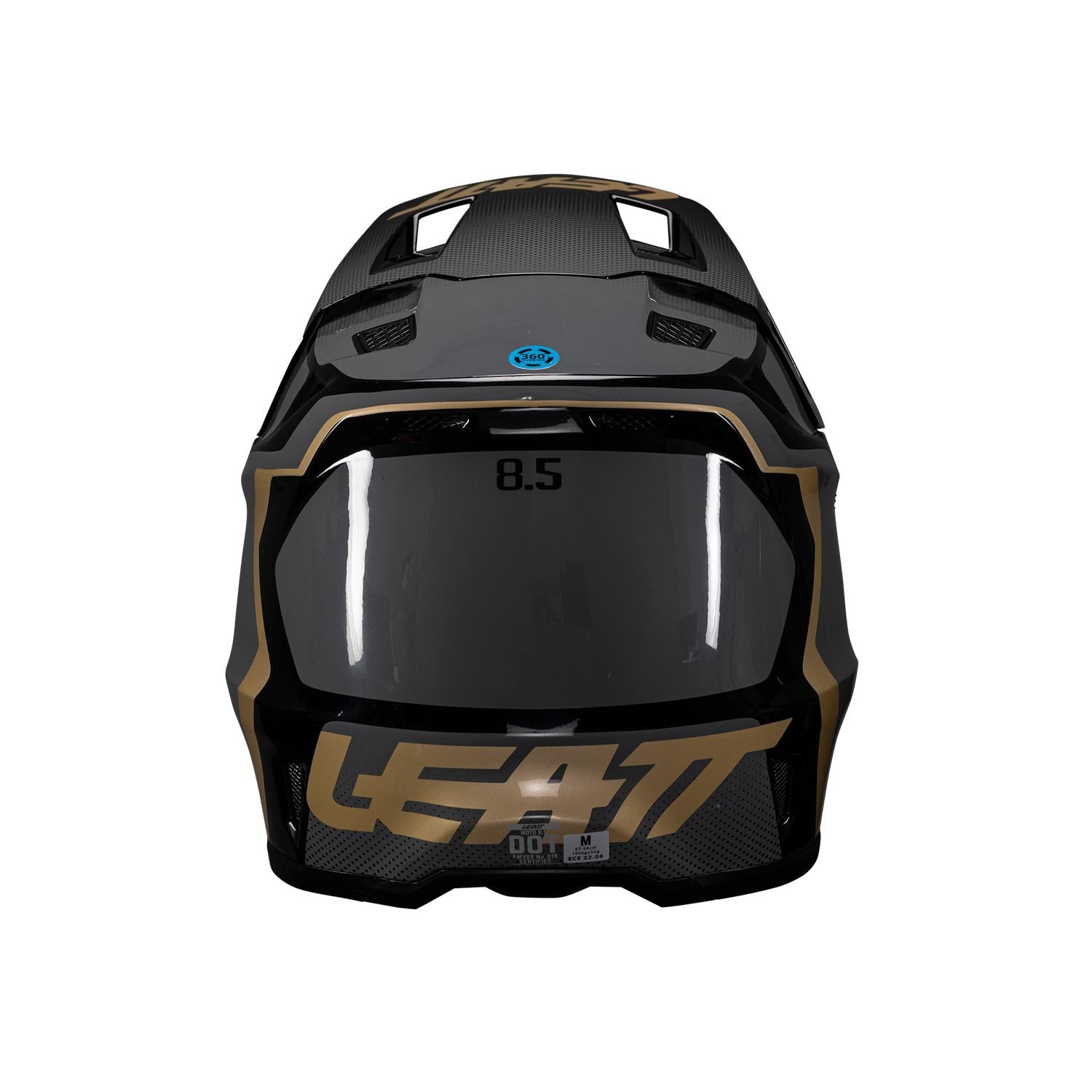 Kit Leatt Casco Moto 8.5 Antiparra 5.5 V25 Negro