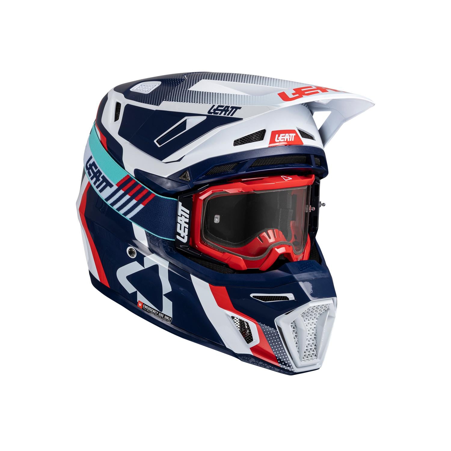 Kit Leatt Casco Moto 8.5 Antiparra 5.5 V25 Royal