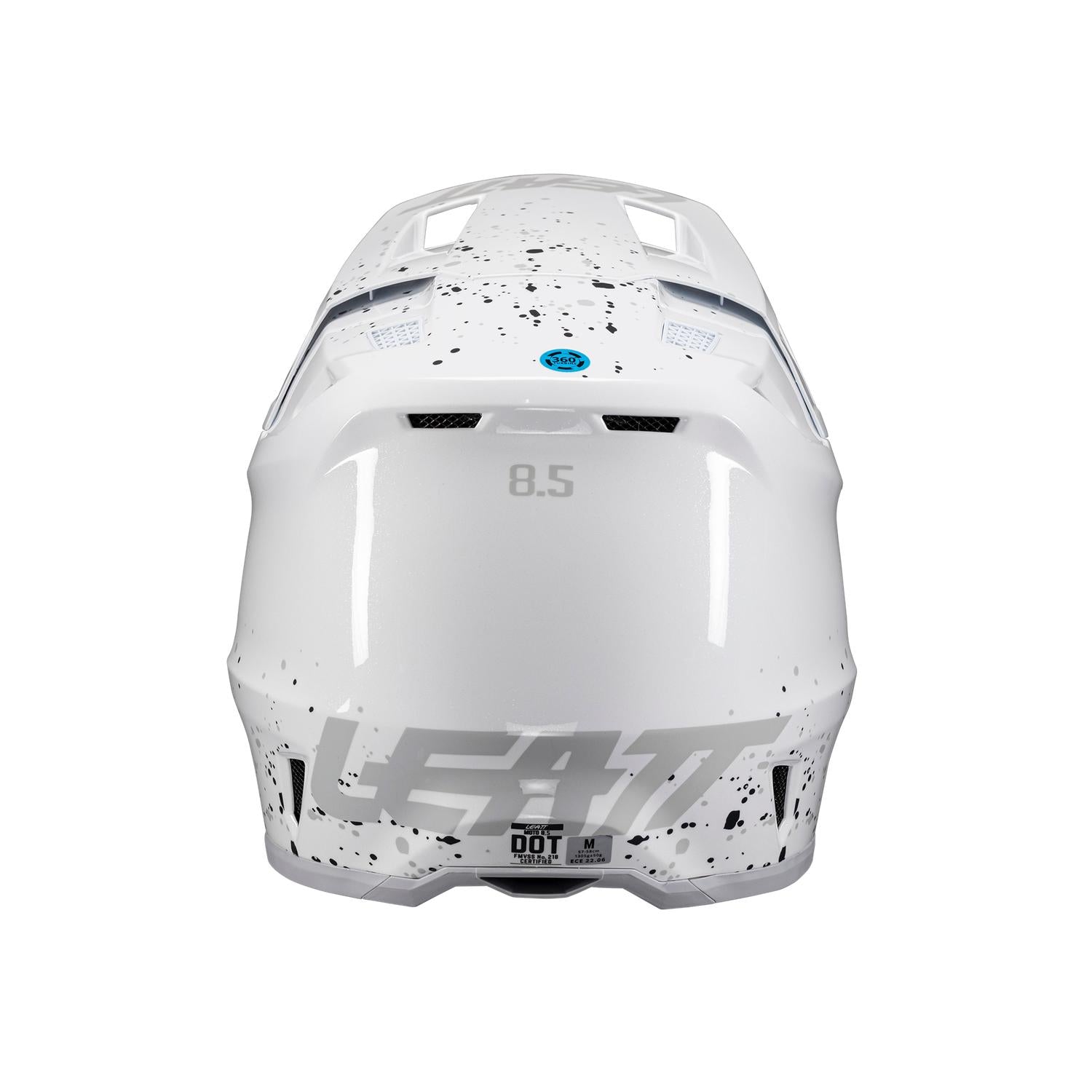 Kit Leatt Casco Moto 8.5 Antiparra 5.5 V25 Blanco