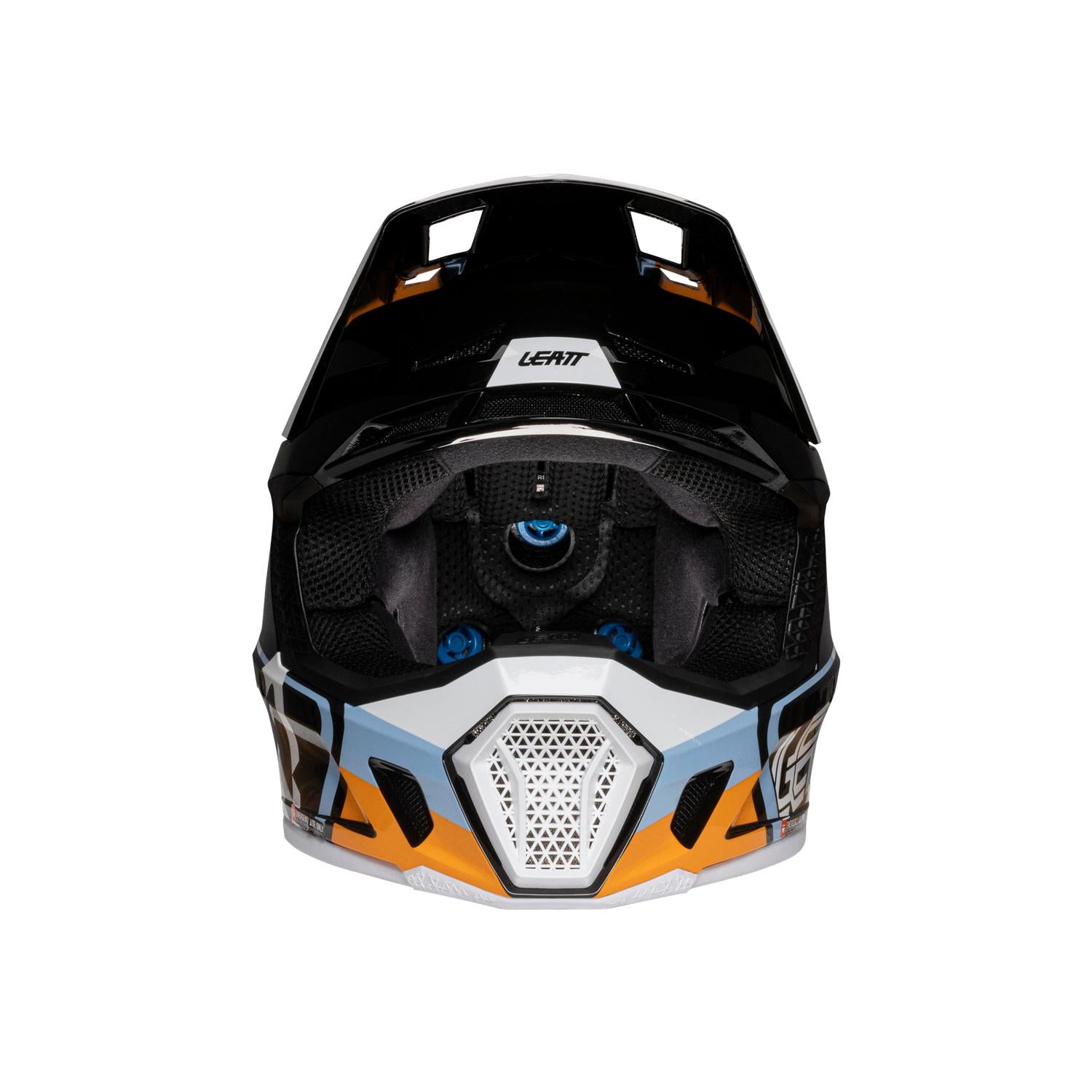 Kit Leatt Casco Moto 7.5 Antiparra 4.5 V25 Naranjo
